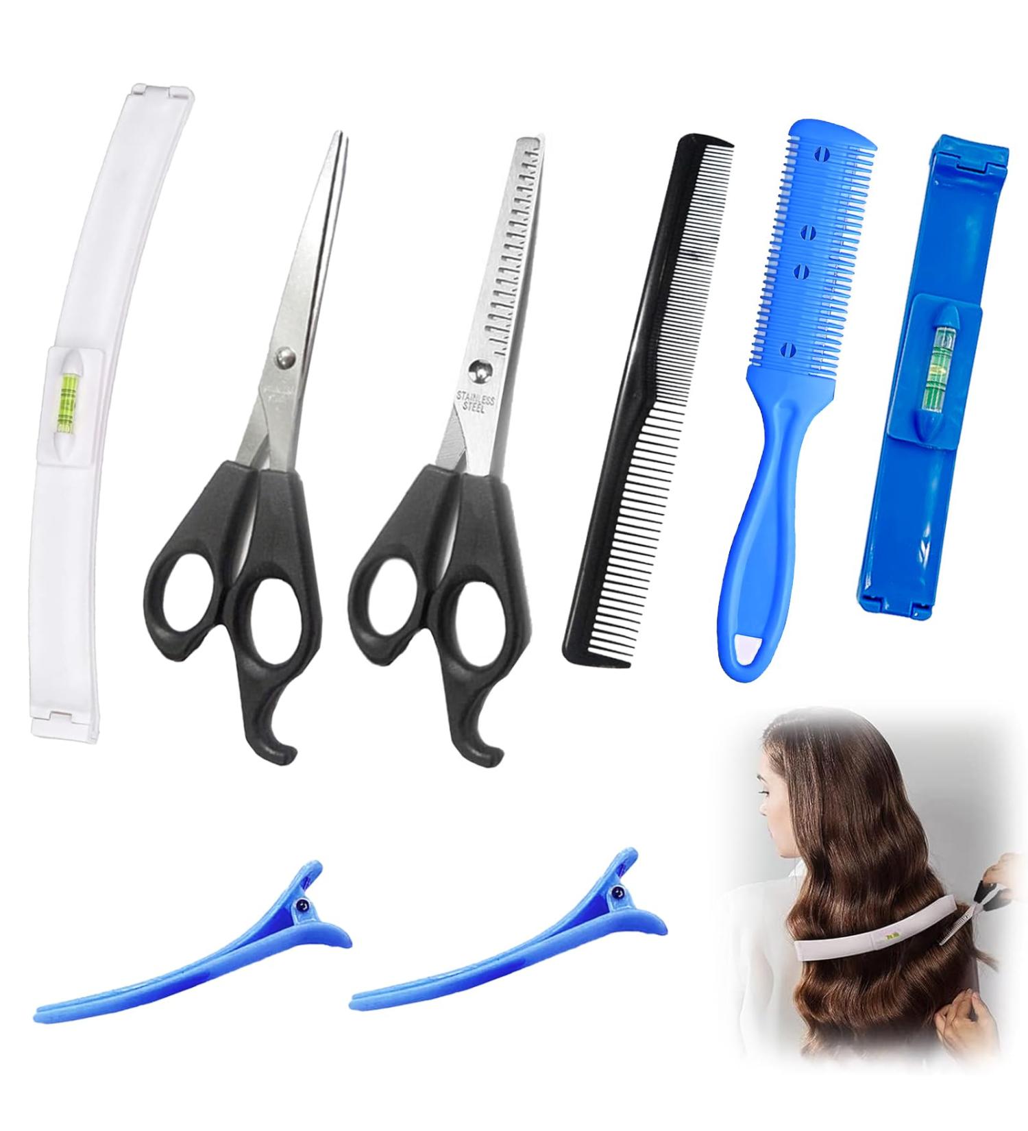 8PCS Pony Hair Cutting Clips - Professional Hair Cutting Aid & Lace Cutter Tools for Perfect Hairstyles - Buy Online on GoSupps.com