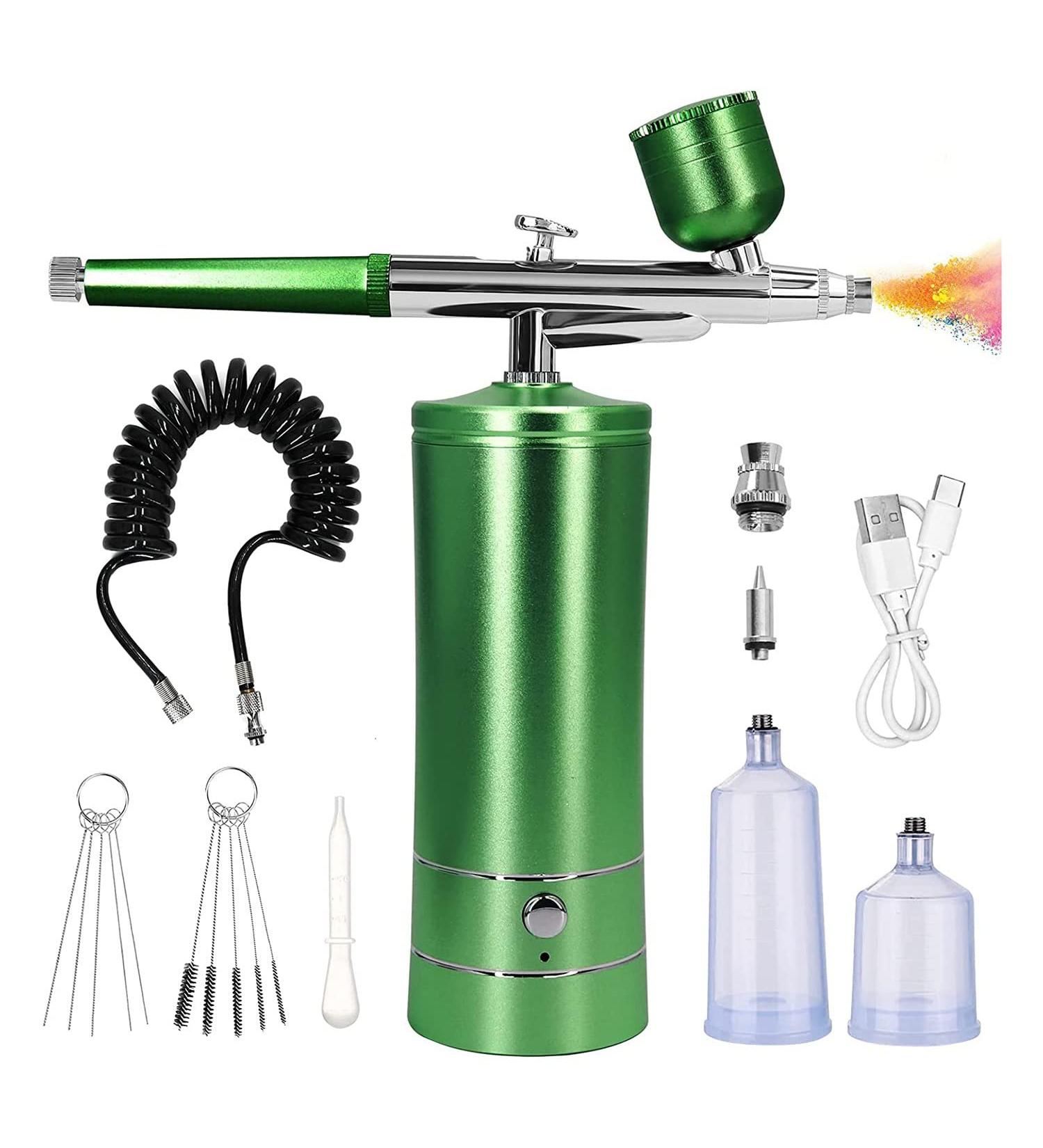 Clisted Air Brush Kit Auto Handheld Sprayer with 0.3mm Tip Portable Air Brushes for Painting Tattoo Nail Art Model Coloring - Buy Online on GoSupps.com