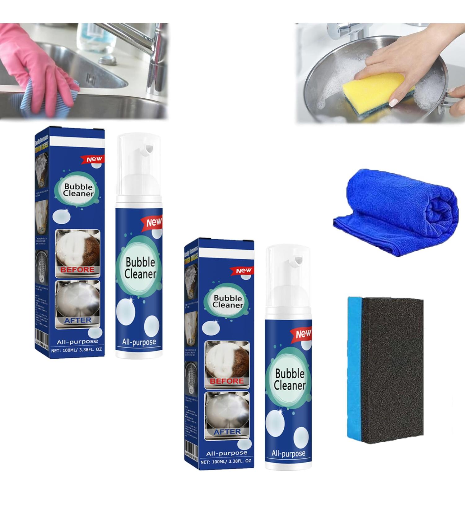 Acssart Foam Cleaner Acssart Cleaner acssart foam cleaner bathroom Kitchen Heavy Oil Stain Foaming Cleaner Bubble Cleaner Foam Spray Bathroom All Purpose Rinse Free Cleaner Spray (2 100ML) - Buy Online on GoSupps.com