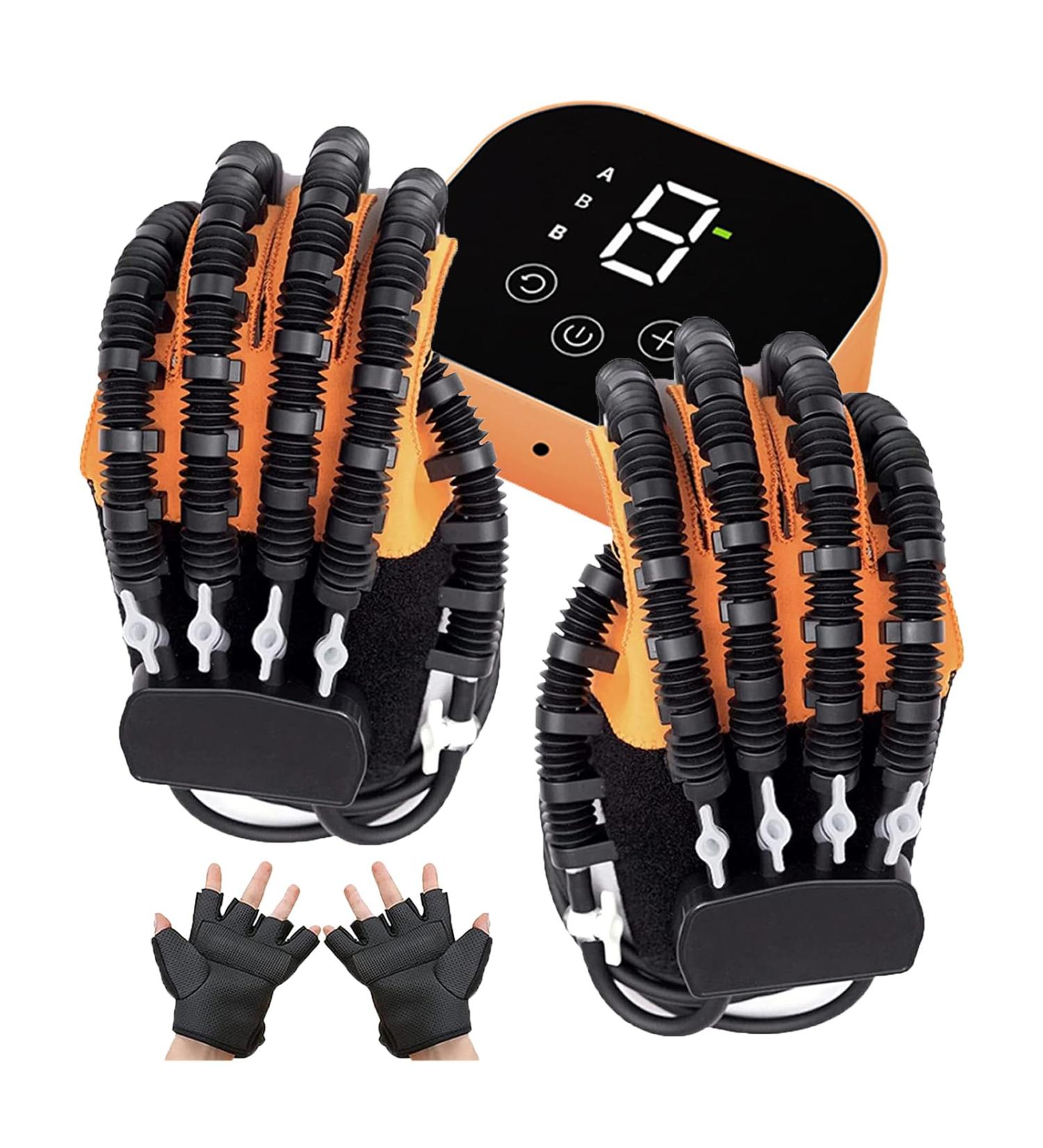 Robotic Gloves for Stroke Treatment Aid Hand Rehabilitation Training Glove Exerciser for Stroke Patient Portable Equipment for Hand Exercise and Therapy left+right Large - Buy Online on GoSupps.com