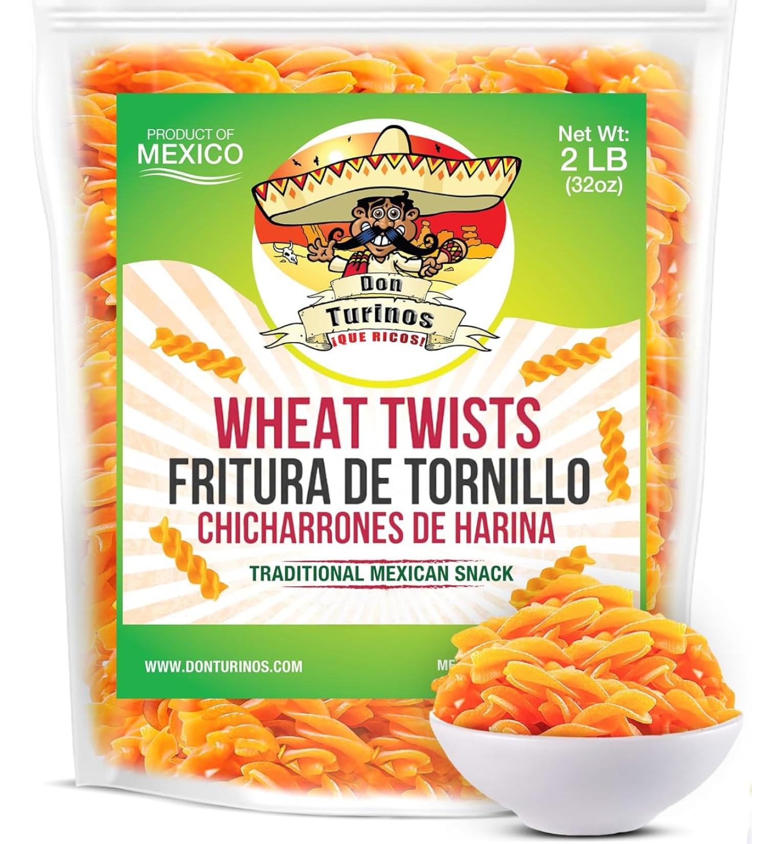 Duritos (Duros) Mexican Wheat Pellet Twists 2LB - Traditional Fried Snack by Turinos - Buy Online on GoSupps.com