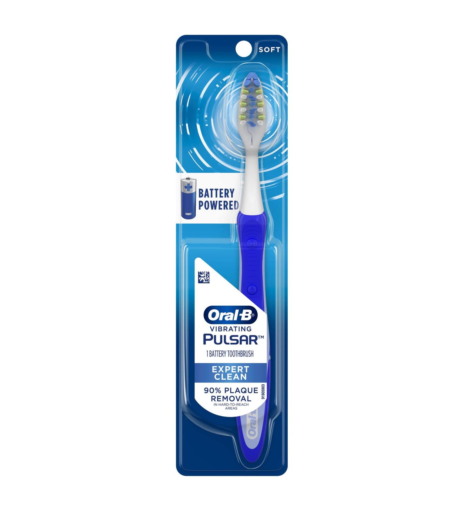 Buy Oral-B Pulsar Toothbrush Compact Head Soft Bristle - International Shipping Available - Buy Online on GoSupps.com