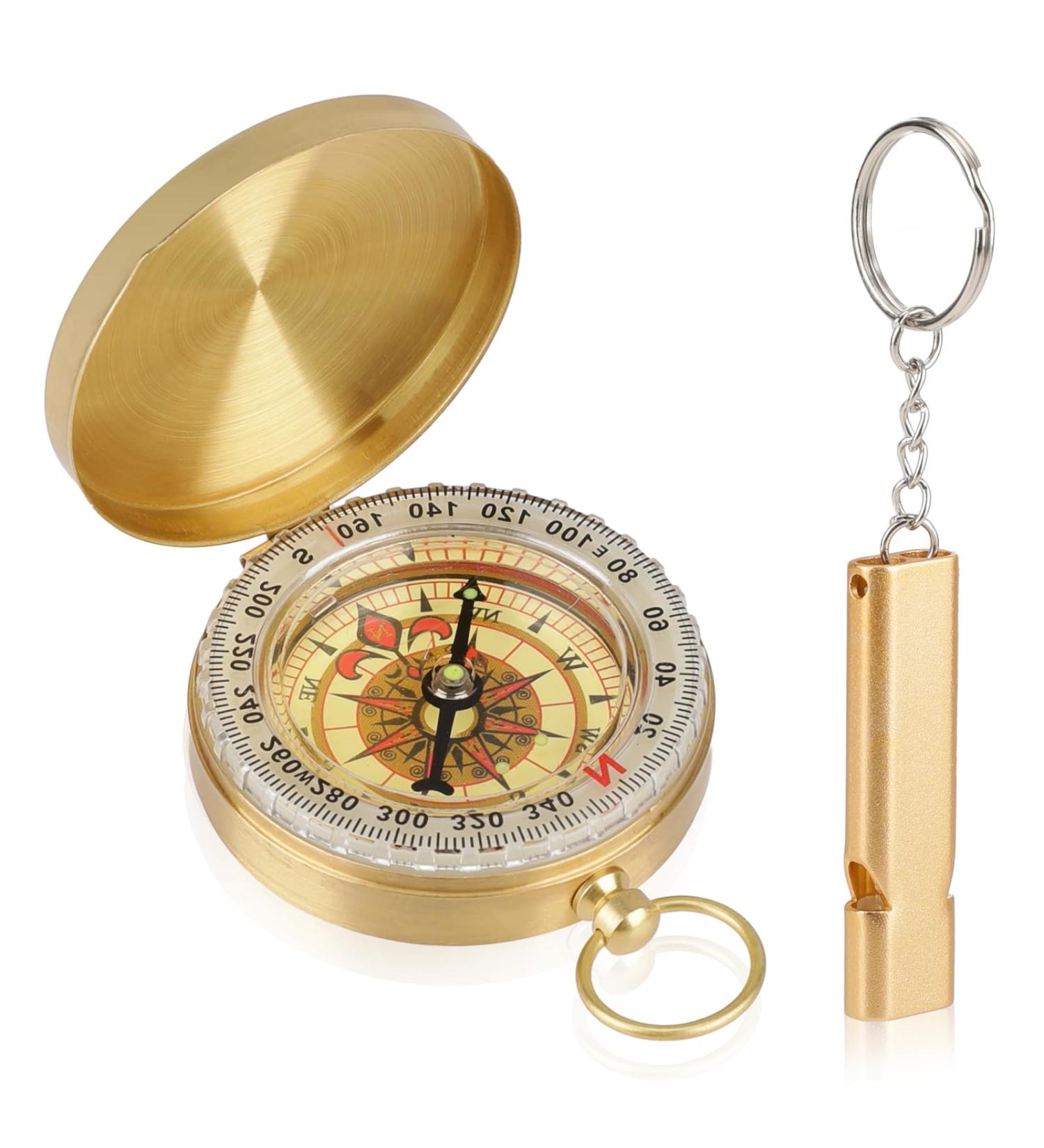 Buy Camping Survival Compass - Luminescent Hiking Compass for Outdoor Adventures Hunting & Camping - Buy Online on GoSupps.com