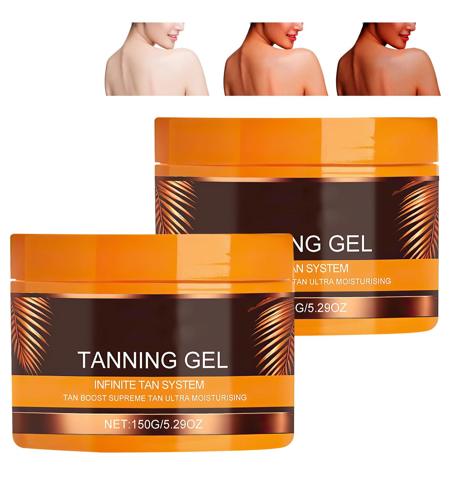 Luxury Intensive Tanning Gel | Natural Accelerator for Sunbeds & Outdoor Tan | Haute Beauty Tanning Lotion - Buy Online on GoSupps.com