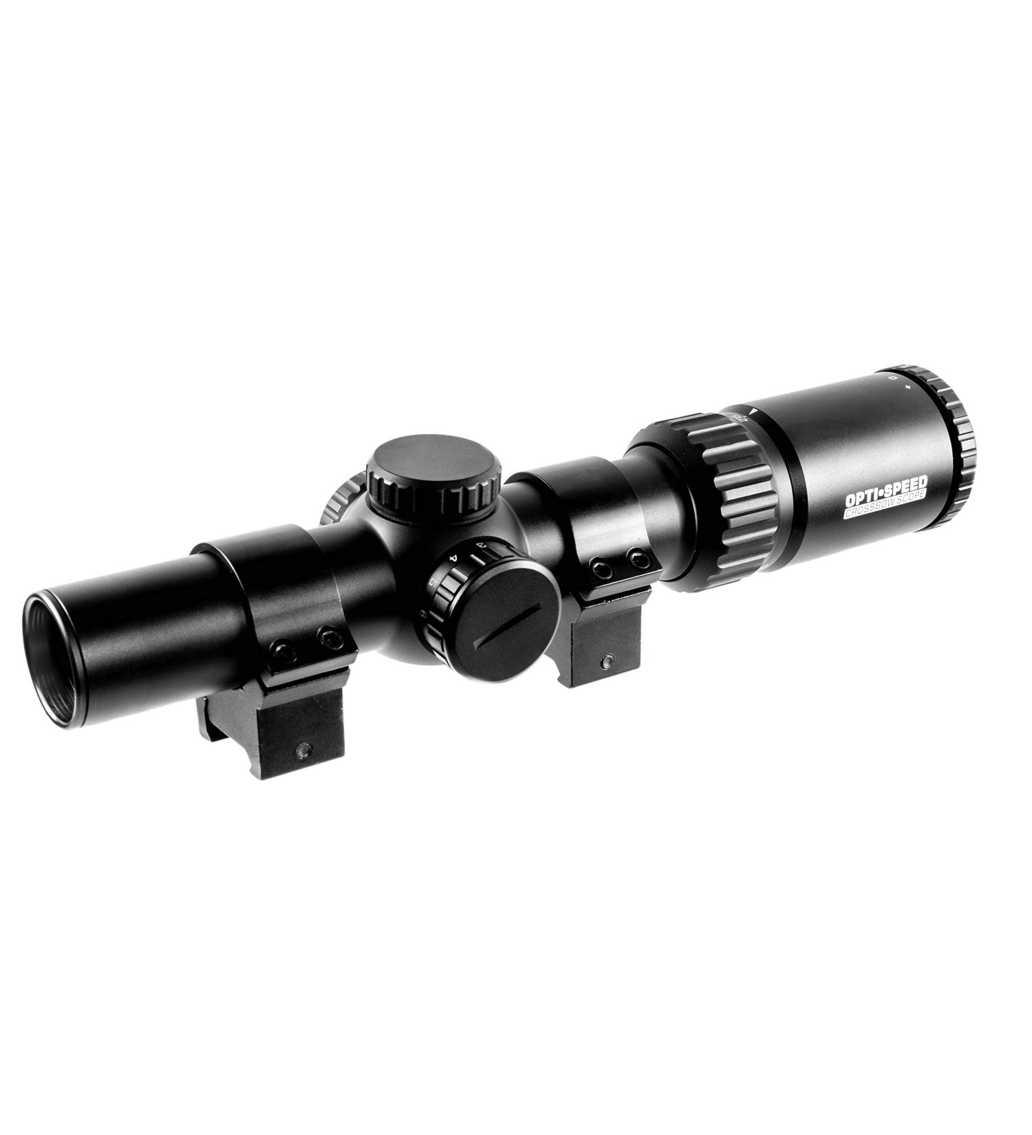 TRUGLO Opti-Speed 1-4x24mm BDC Crossbow Scope with Velocity Calibration - Buy Online on GoSupps.com