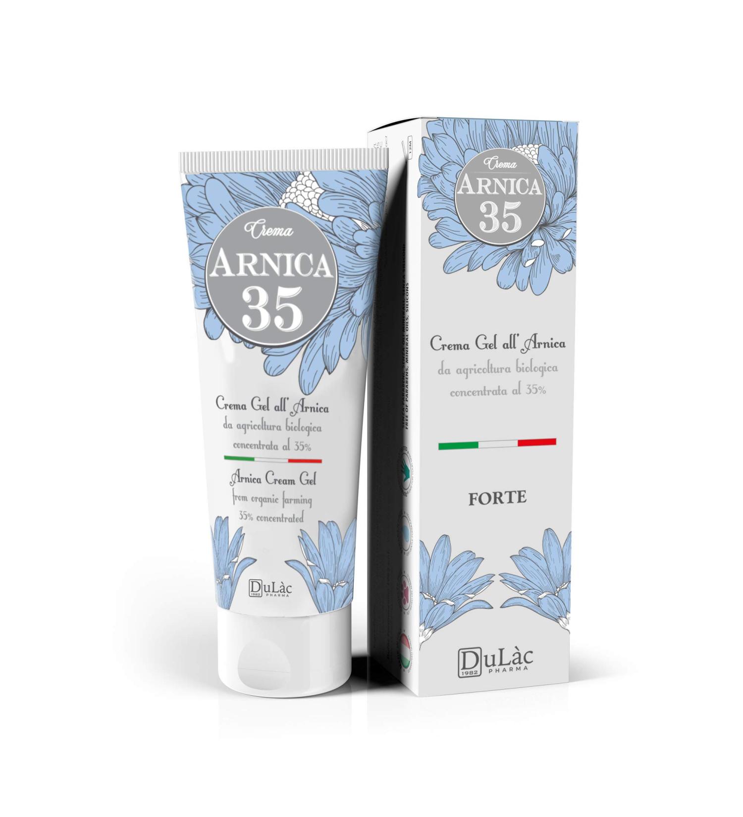 Dulc Natural Arnica Gel Cream Extra Strong 2.53 Fl Oz - Organic Arnica Montana Extracts for Joint & Muscle Relief - Made in Italy - Buy Online on GoSupps.com