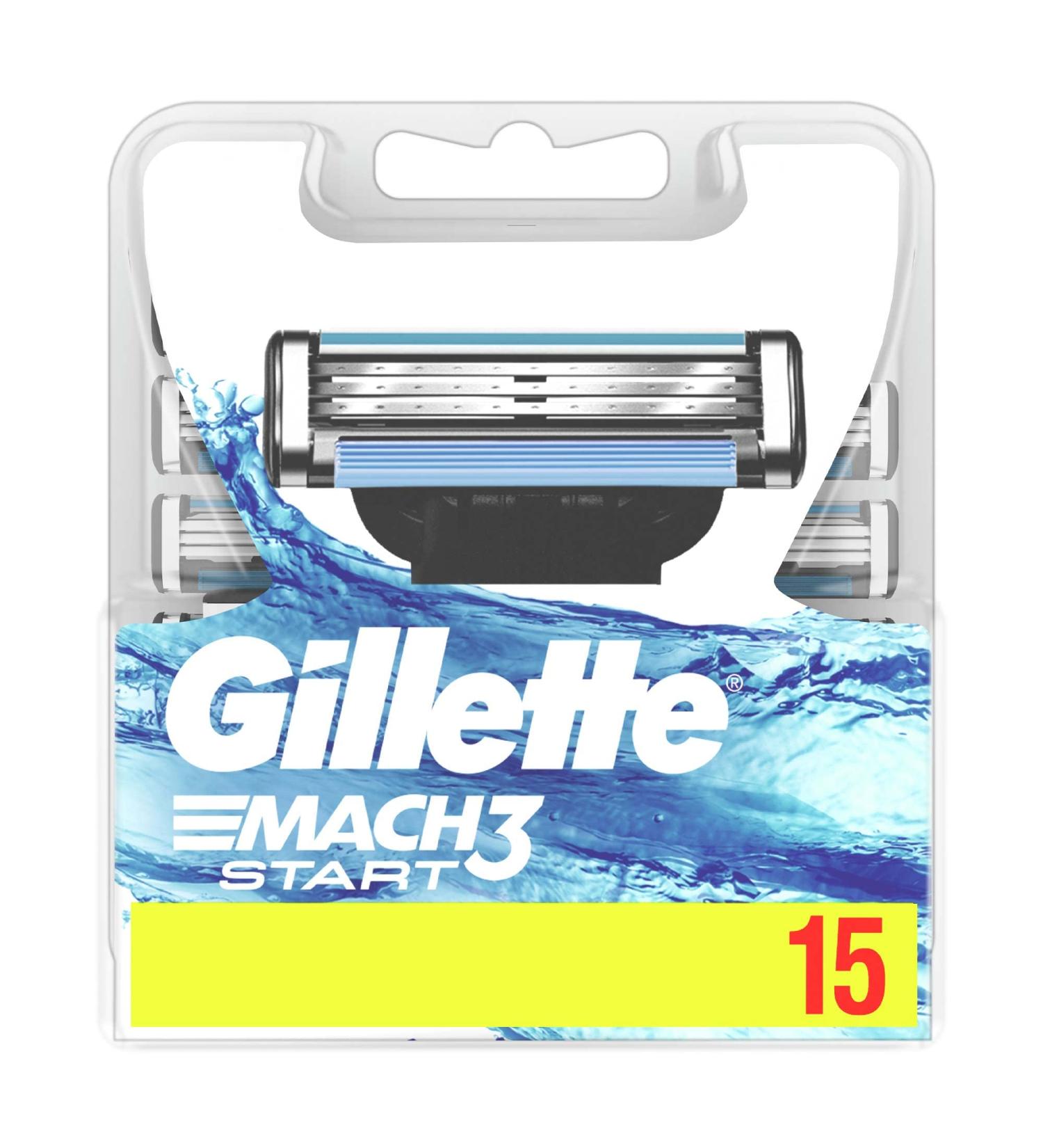 Buy Gillette Mach 3 Start Replacement Razor 15-Piece Set | Best International Shipping Options Available - Buy Online on GoSupps.com