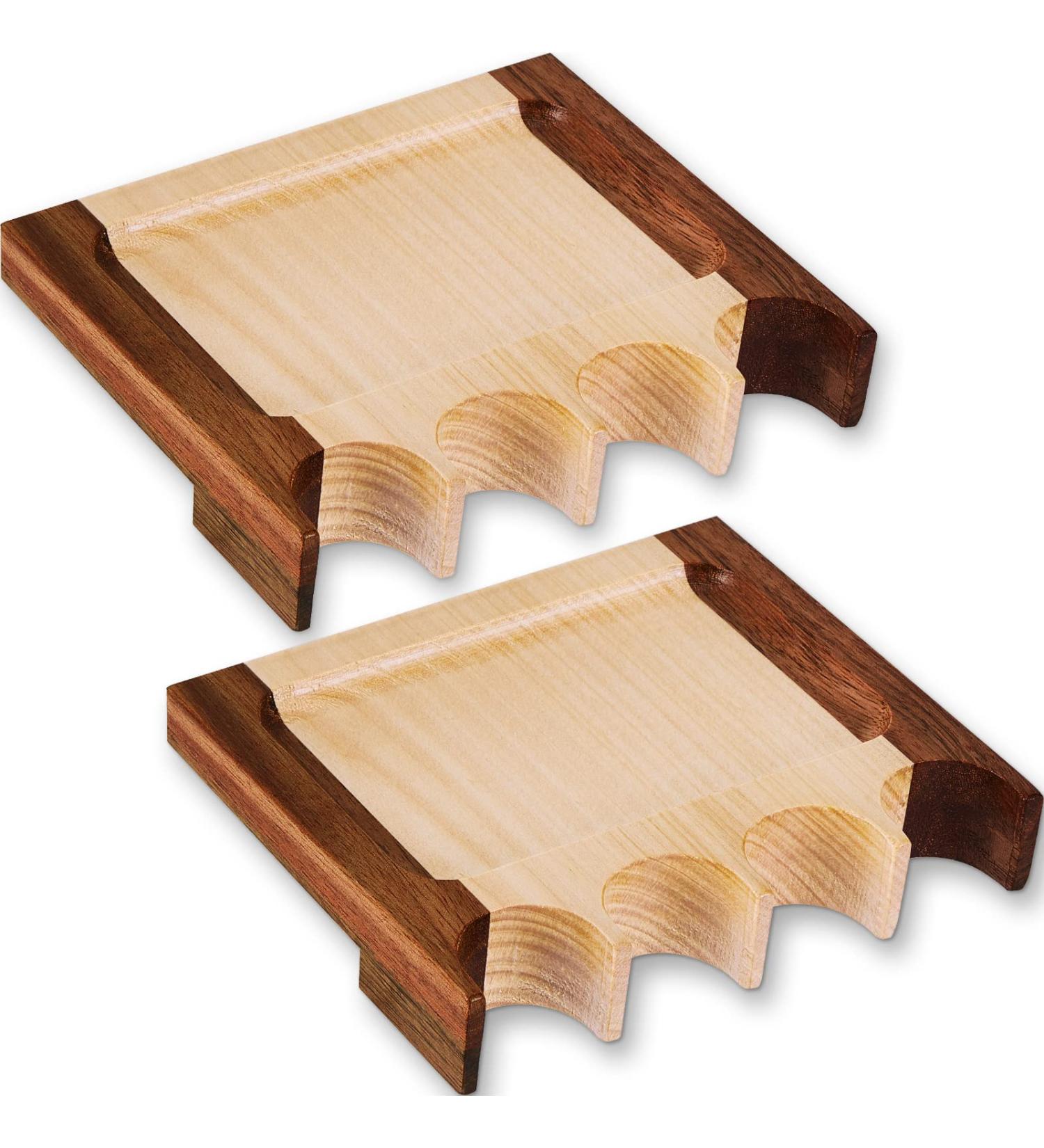 Meooeck Portable Wooden Pool Cue Holder - Weighted Billiard Accessories for 4 Cues - Buy Online on GoSupps.com