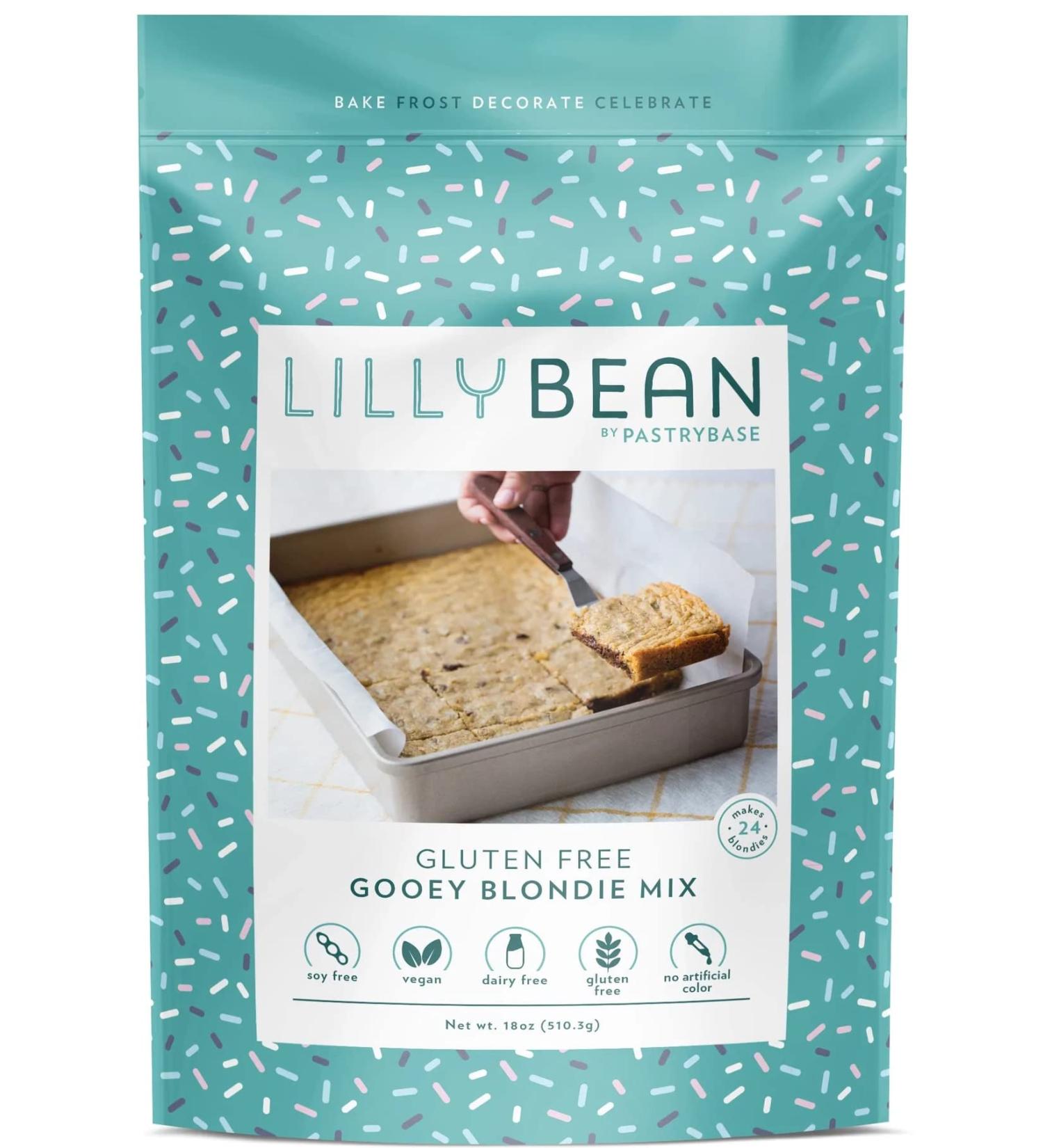 LillyBean Gooey Blondies Mix Gluten Free 283.5g (Pack of 1) - Buy Online on GoSupps.com