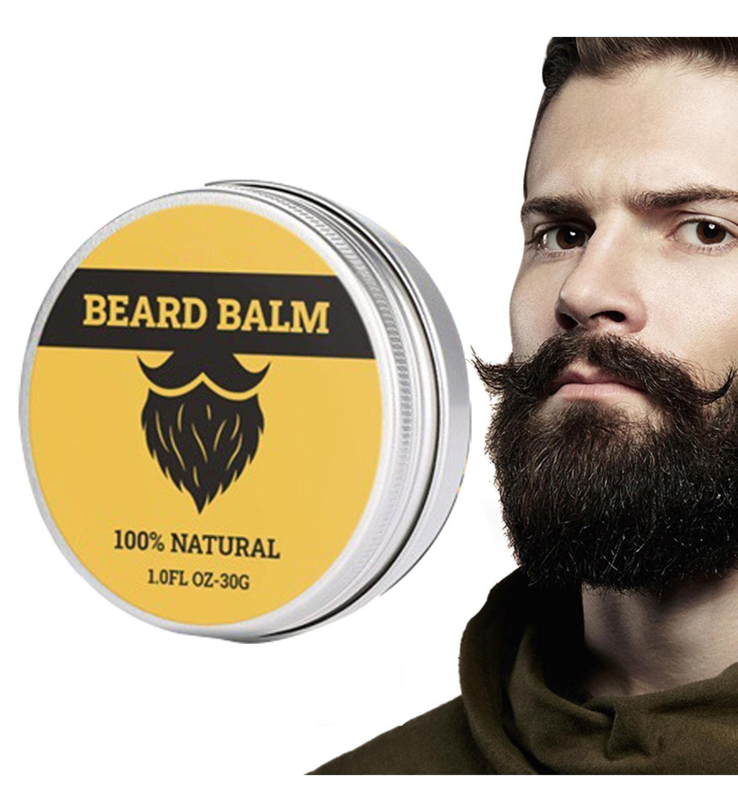 Organic Beard Growth Oil for Men - 30ml Conditioner for Nourishing Smoother Facial Hair | Fulenyi Beard Balam - Buy Online on GoSupps.com