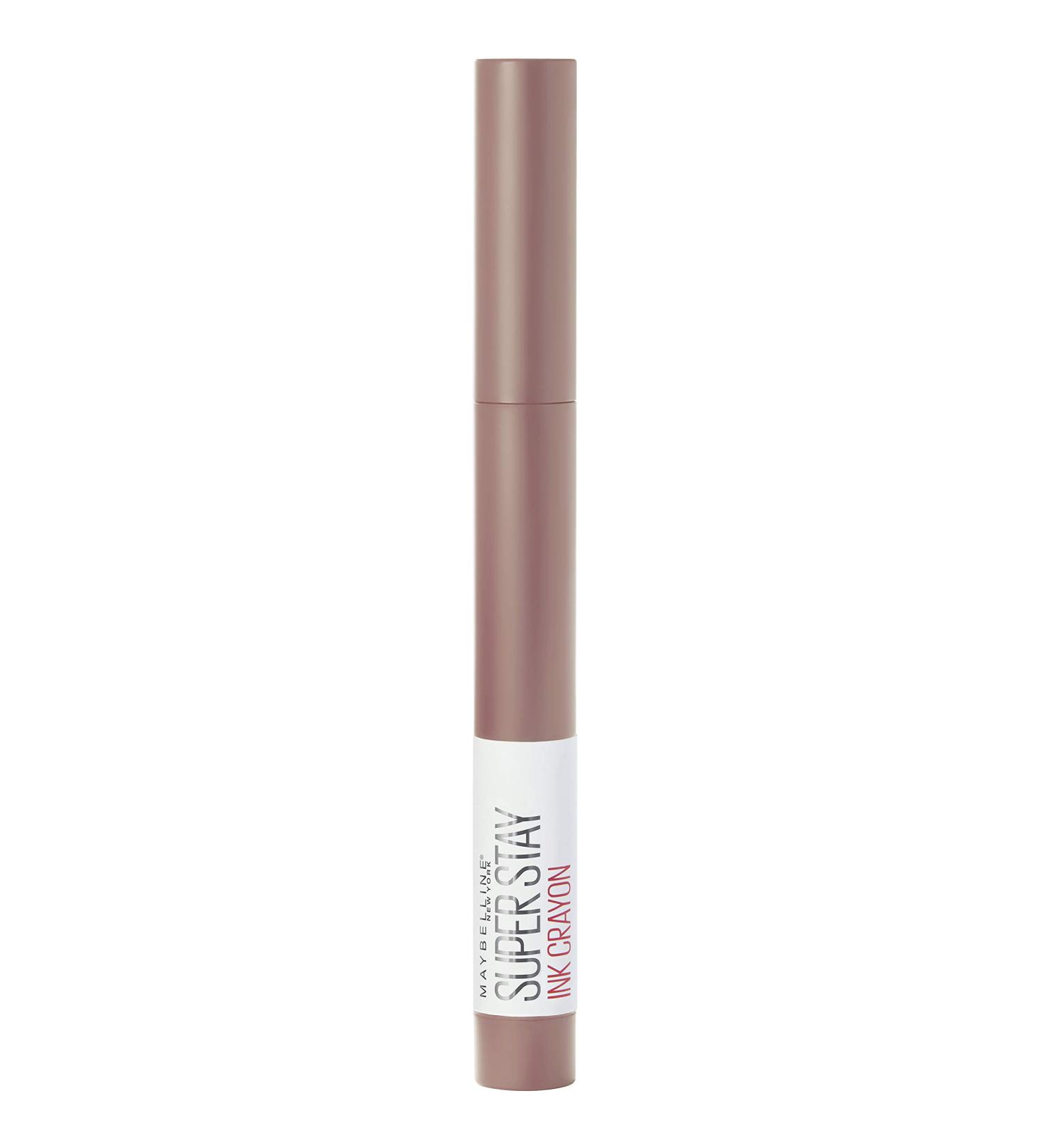 Maybelline New York Super Stay Ink Crayon 10 Trust Your Gut - Long-Lasting Lip Color 1 Pack (2g) - Buy Online Internationally - Buy Online on GoSupps.com