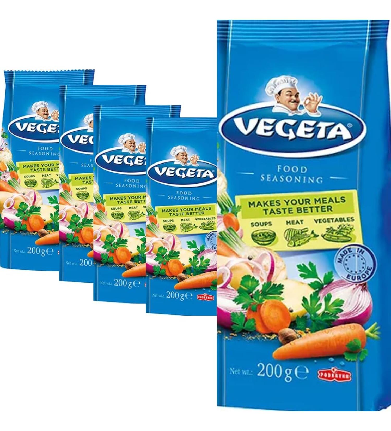 Podravka Vegeta All Purpose Vegetable Food Seasoning 200 Gram x 5 Pieces - Buy Online on GoSupps.com