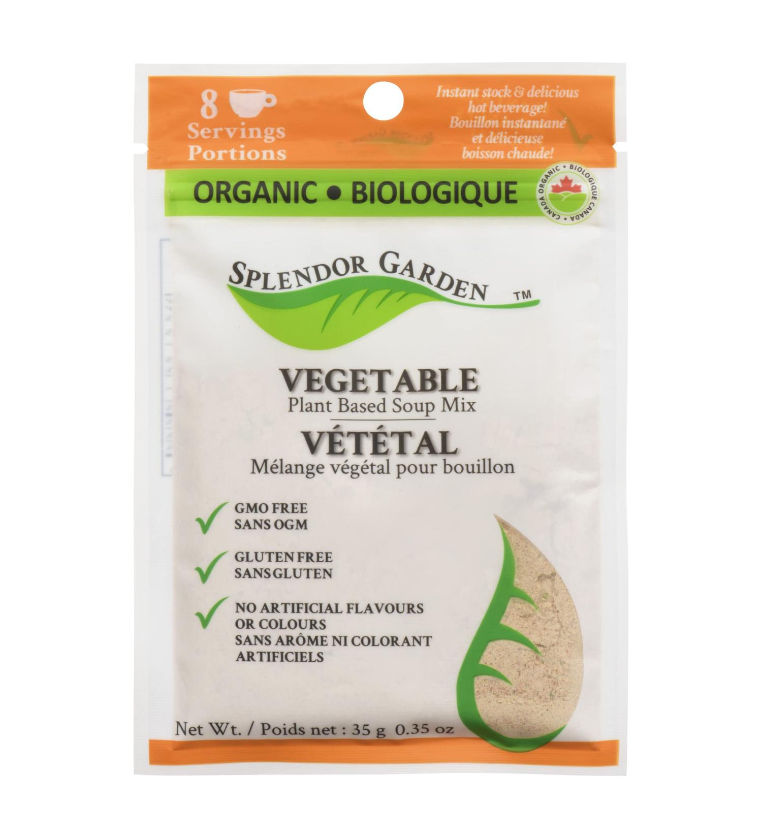 Splendor Garden Organic Vegetable Plant Based Soup Mix - 35 g Vegetable 35 g (Pack of 1) - Buy Online on GoSupps.com