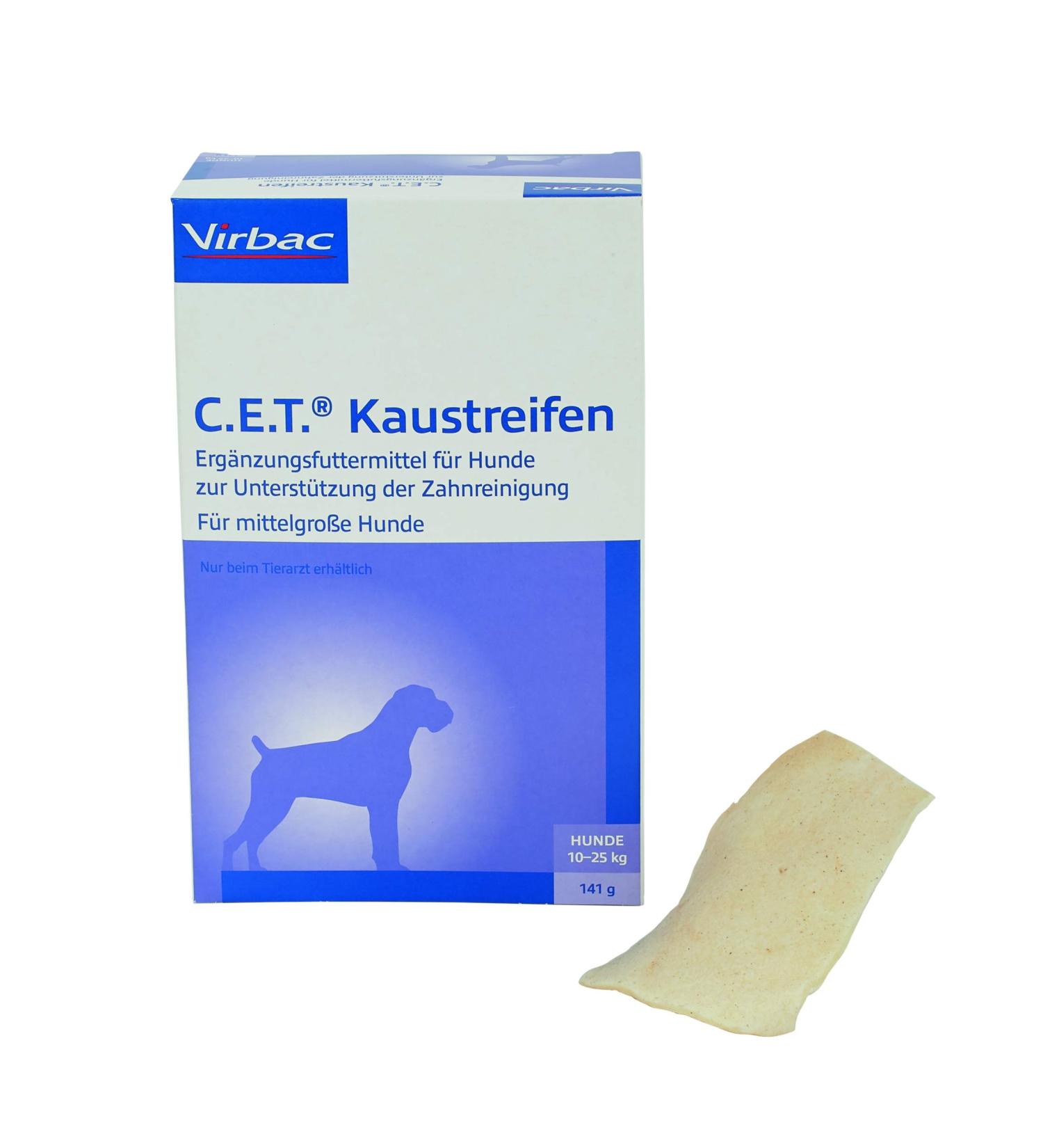 Virbac CET Chewing Strips for Dogs Under 30kg - 141g Dental Care Solution | International Shipping Available - Buy Online on GoSupps.com