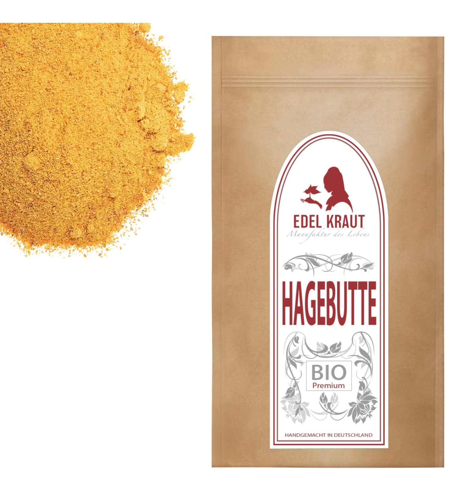 Organic Rosehip Powder 500g | 100% Pure & Additive-Free | Premium Bio Rosehip Flour for Muesli & More - Noble Herb - Buy Online on GoSupps.com