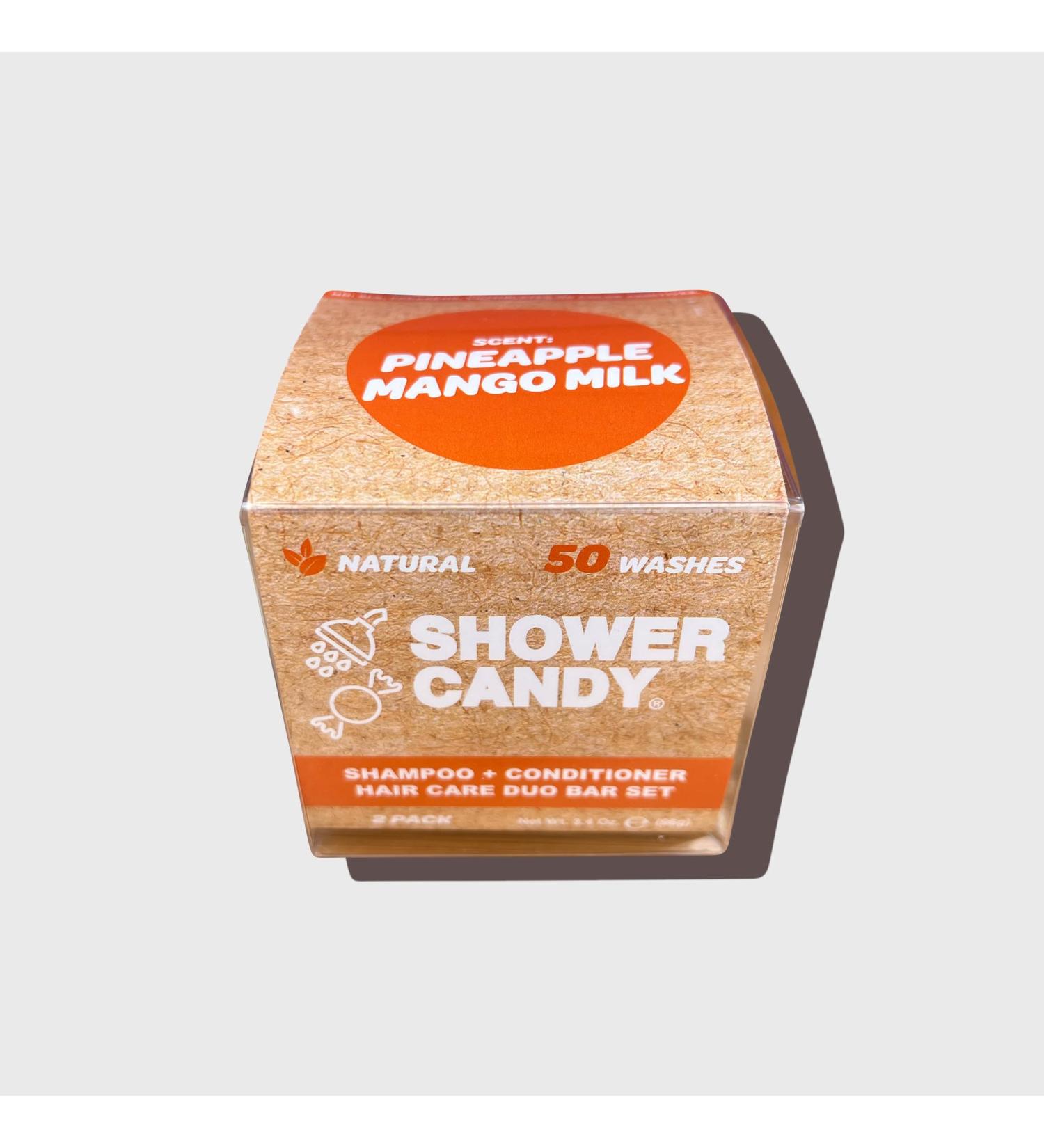 Hair Care Duo Set for Travel - Pineapple Mango Milk | Best Travel Hair Products - Buy Online on GoSupps.com