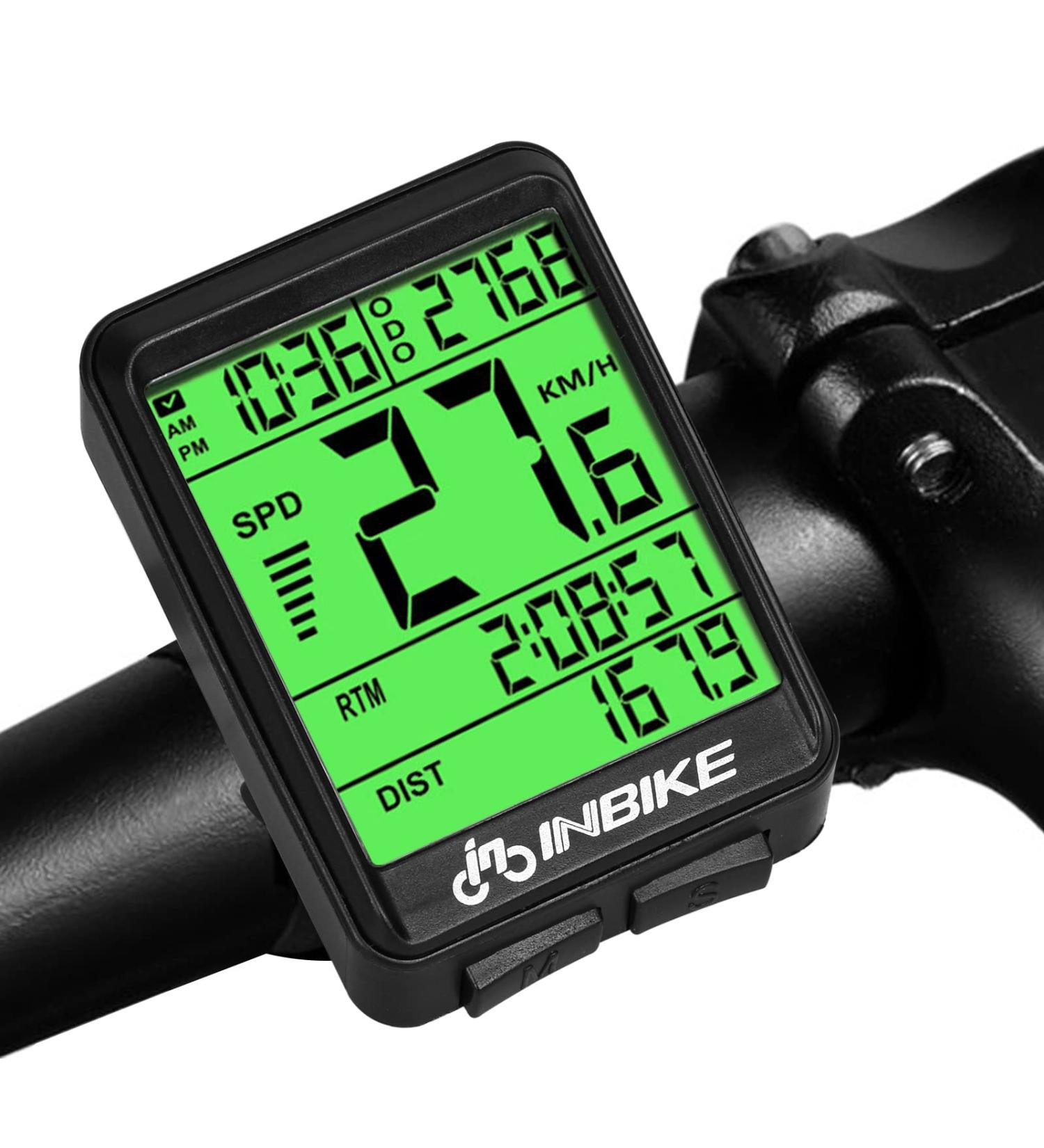 Buy Maozhbo Wireless Bicycle Computer - IPX7 Waterproof Tachometer with LCD Display | Multi-Function Cycling Mileage Tracker for Kids & Adults - Buy Online on GoSupps.com