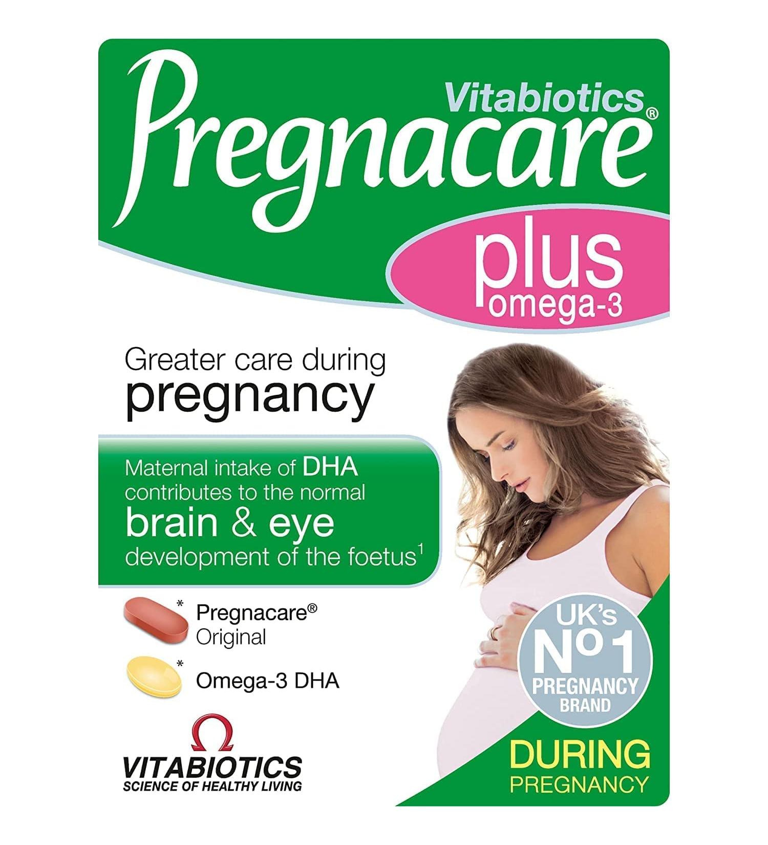 Pregnacare Plus Omega-3- 56 Tablets- Vitabiotics- 56 Count (Pack of 1) - Buy Online on GoSupps.com