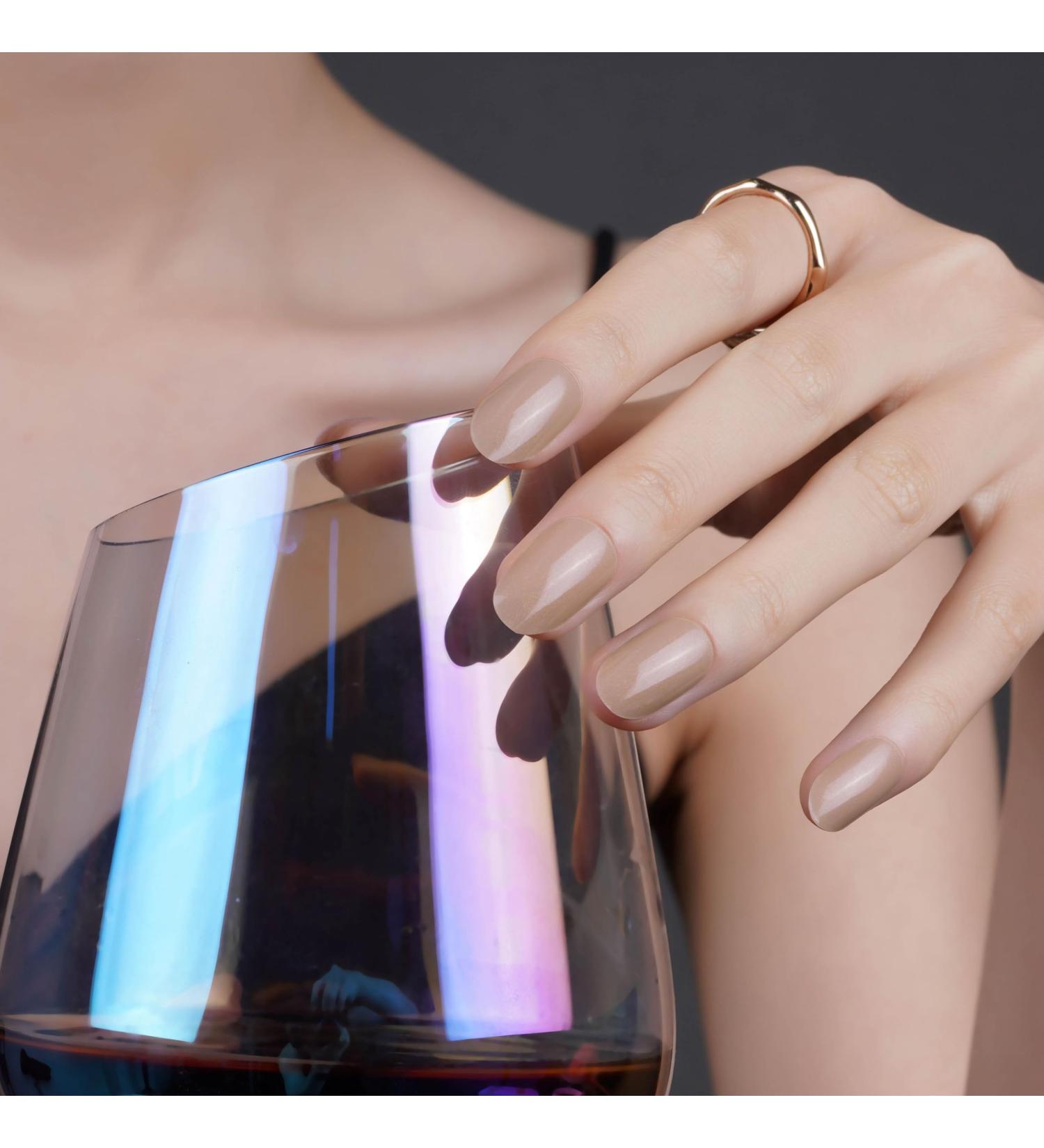 DANNI & TONI 28-Piece Semi-Cured Gel Nail Polish Strips Set - Allure Love | Salon-Quality Manicure Stickers - Buy Online on GoSupps.com