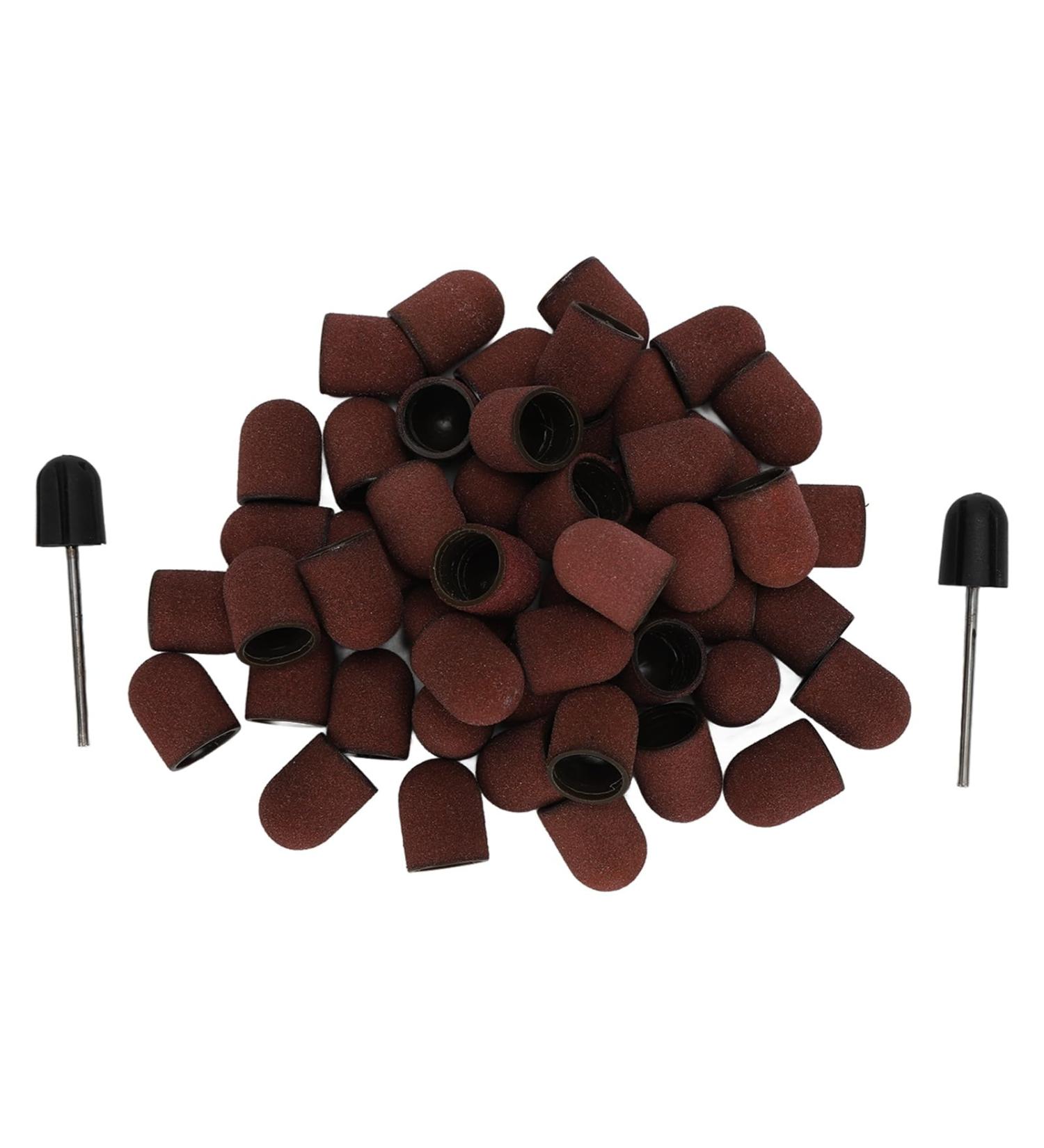 Manicure Sanding Cap Kit Perfect Grinding Effect Sturdy Nail Sanding Drill Stable Nail Polishing Performance for Nail Salon for Nail Clipping - Buy Online on GoSupps.com