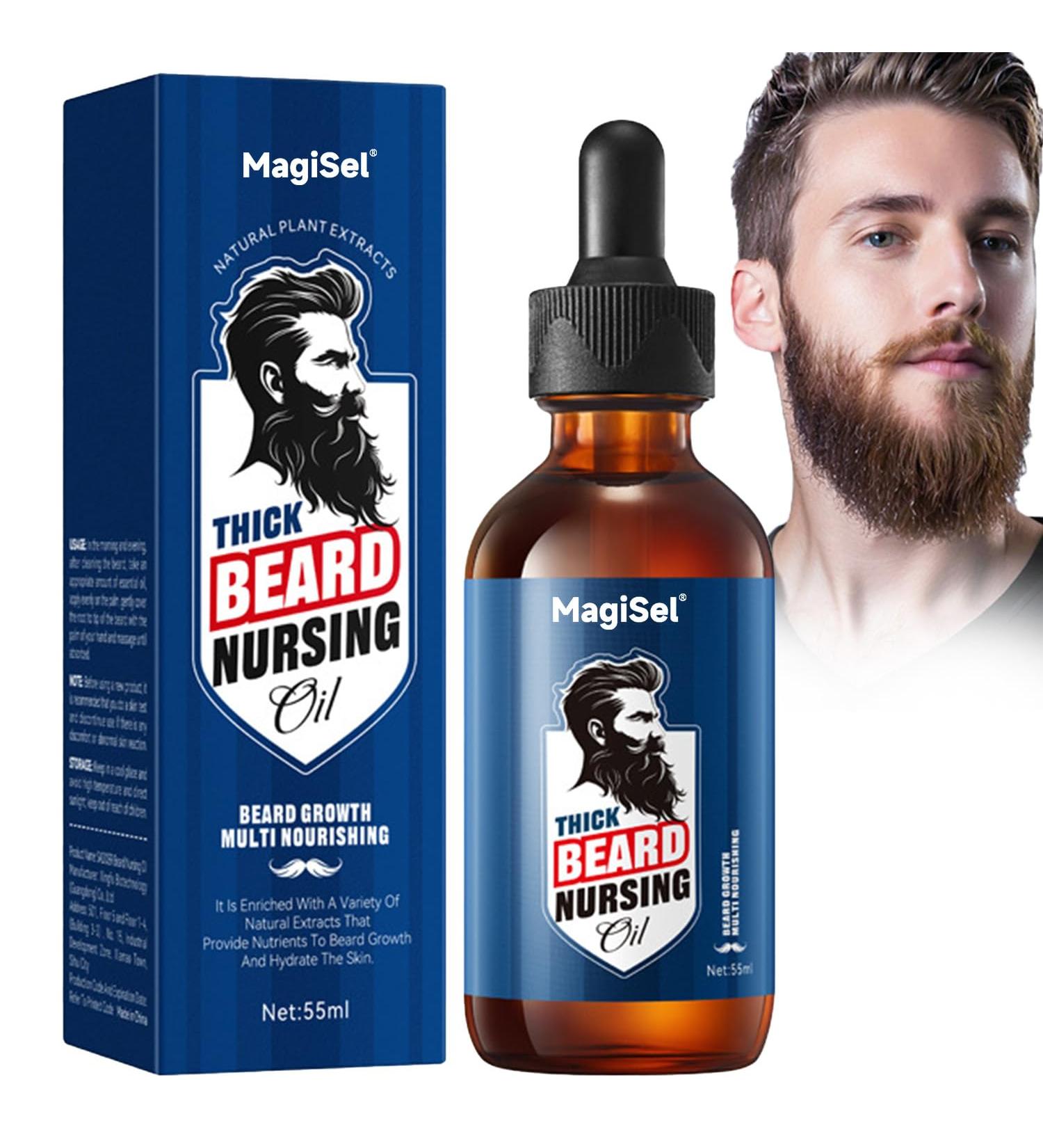 Huile barbe homme Huiles de Croissance de Barbe Soin Barbe Homme Kit de soins de barbe pour hommes La Croissance de la Barbe Composition Naturelle Soin Nourrissant pour Barbe et Peau 55ml - Buy Online on GoSupps.com