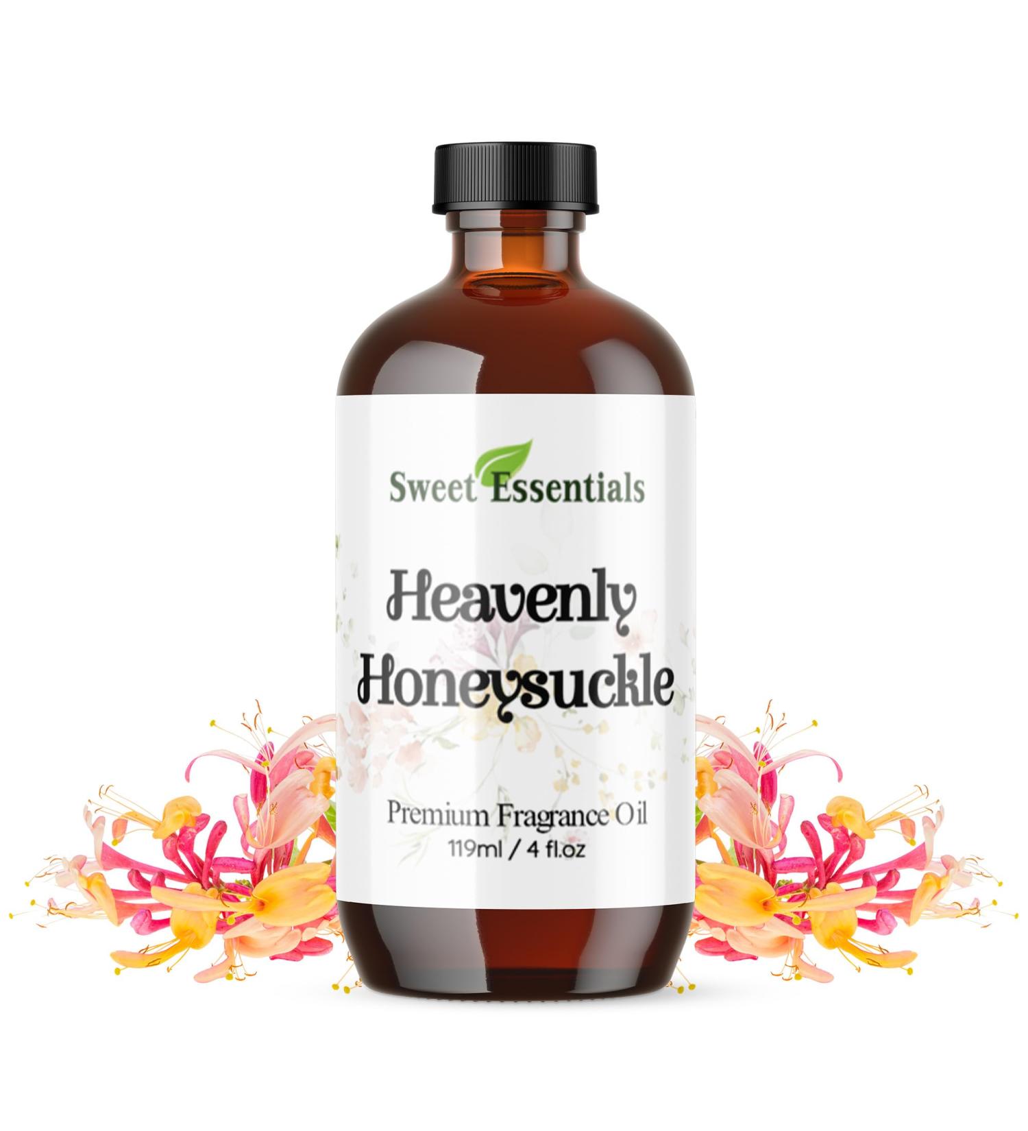 Heavenly Honeysuckle 4oz Premium Fragrance Oil Aromatherapy Diffuser Crafts Soap Home Scents Bath & Body DIY Parfum and Much More. Versatile and Long-Lasting - Buy Online on GoSupps.com