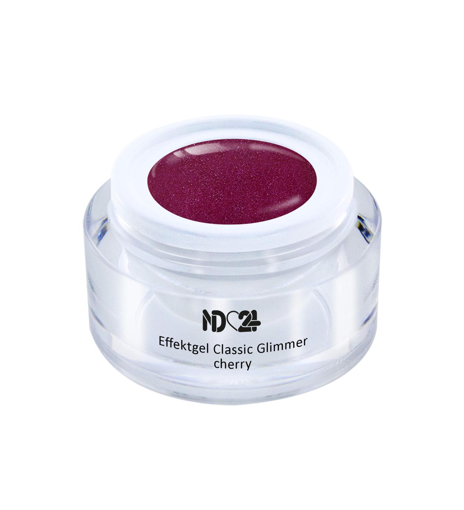 UV LED Effect Gel Classic Glimmer Cherry Red - Studio Quality 5ml - Made in Germany - Buy Internationally - Buy Online on GoSupps.com