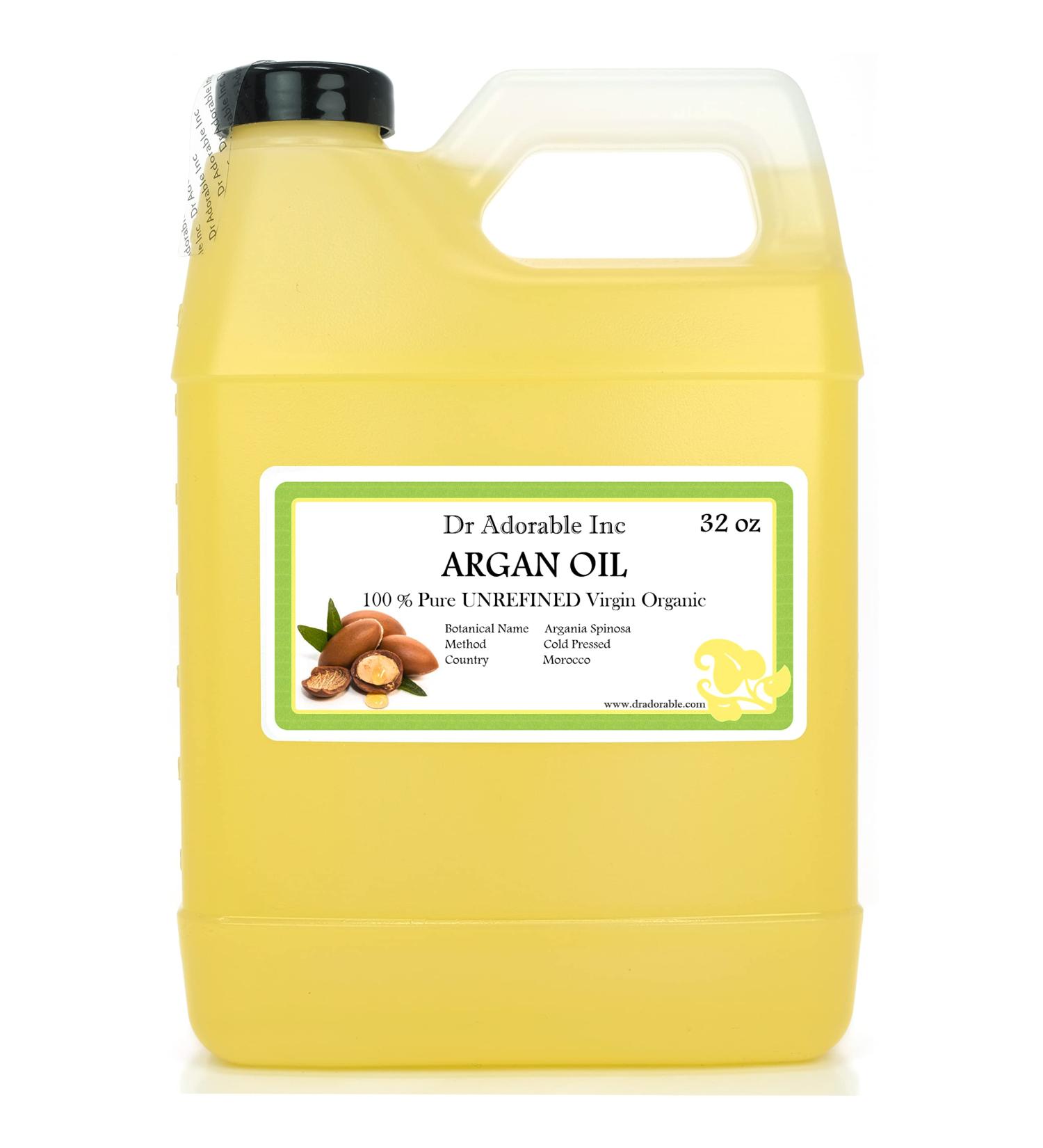 Buy Dr Adorable 32 oz Argan Marrakesh Oil - Unrefined 100% Pure Organic Cold Pressed | Free Worldwide Shipping - Buy Online on GoSupps.com