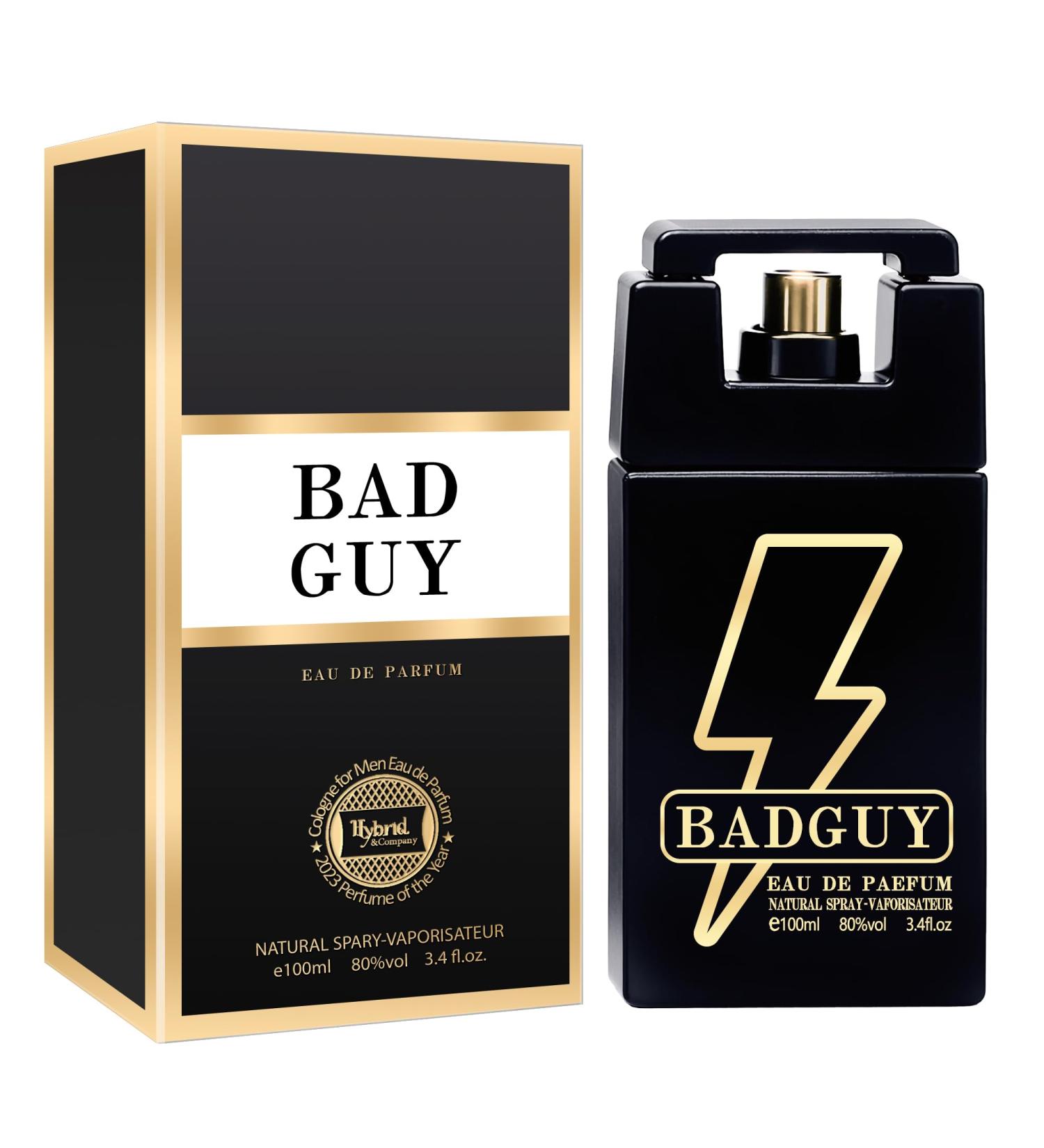 Hybrid & Company Bad Guy For Men Eau De Parfum - Men's Natural Spray Sophisticated Fragrance Fresh and Elegant 3.4 Fl Oz - Buy Online on GoSupps.com