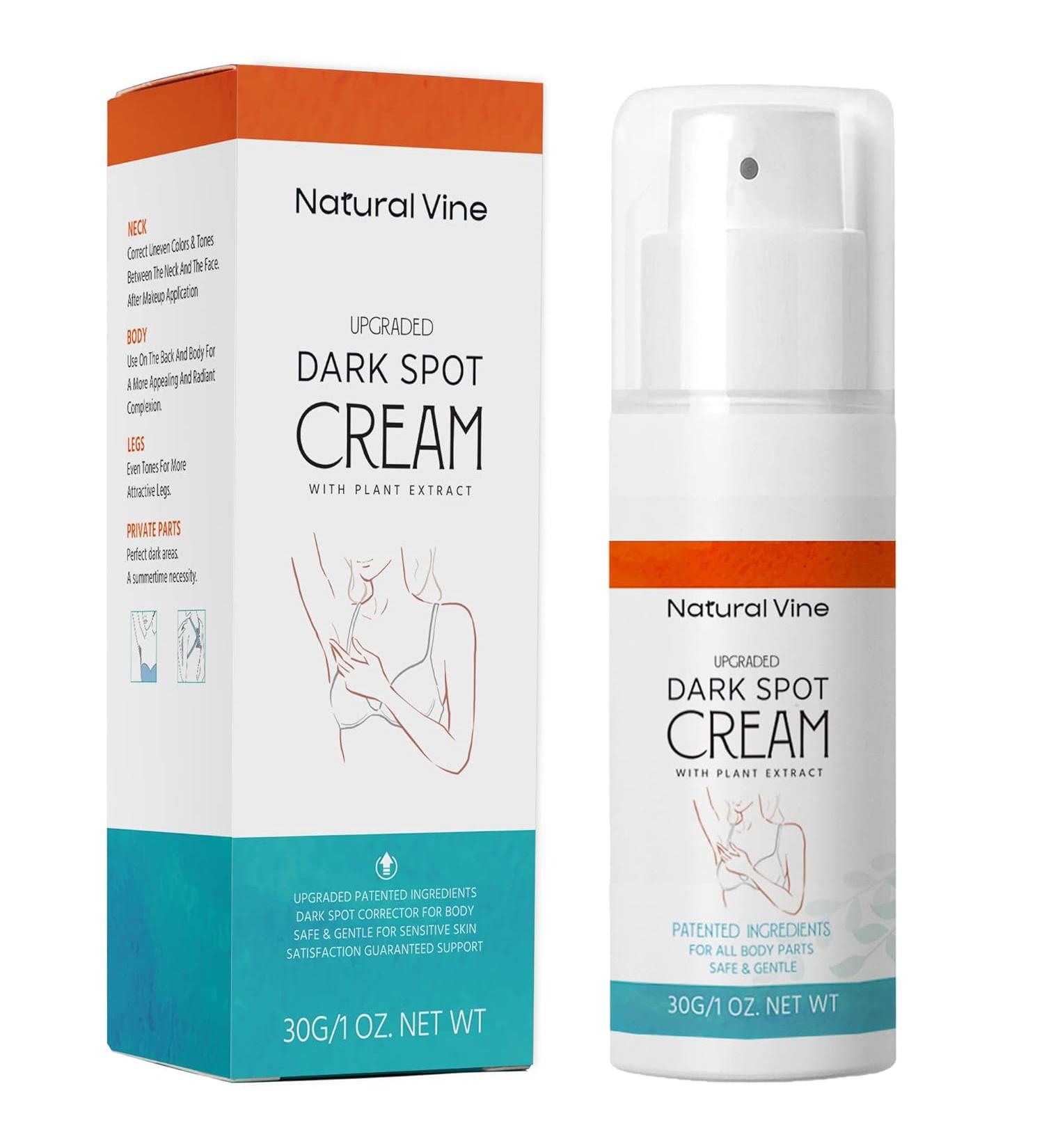 Natural Vine Dark Spot Remover for Face Body in 8 Weeks with Niacinamide for Women and Men - 1 Oz  - Buy Online on GoSupps.com