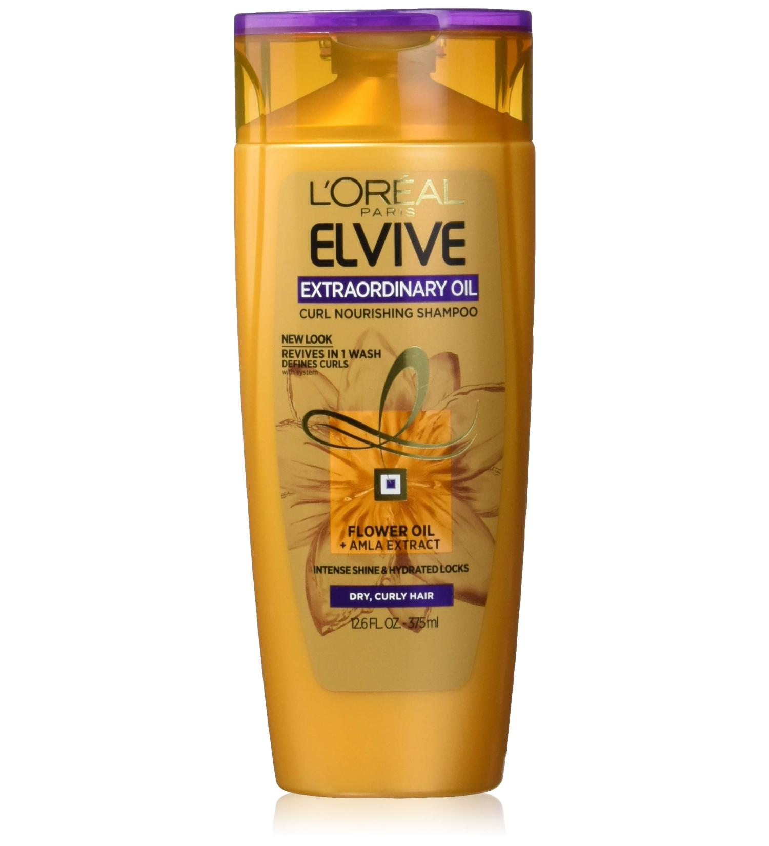 L'Oreal Paris Extraordinary Oil Curls Shampoo 12.6 oz - Nourishing Hair Care - Buy Online on GoSupps.com