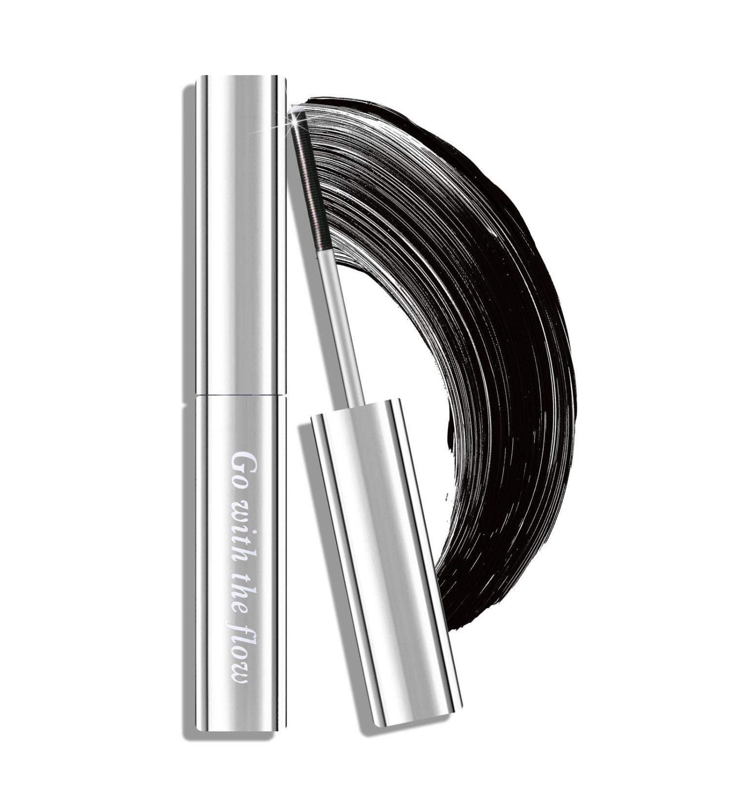  Prreal Metal Mascara Long Lasting Rod Mascara Non-Clumping Flake Bristle Less Smudge Proof 01 Black - Buy Online on GoSupps.com