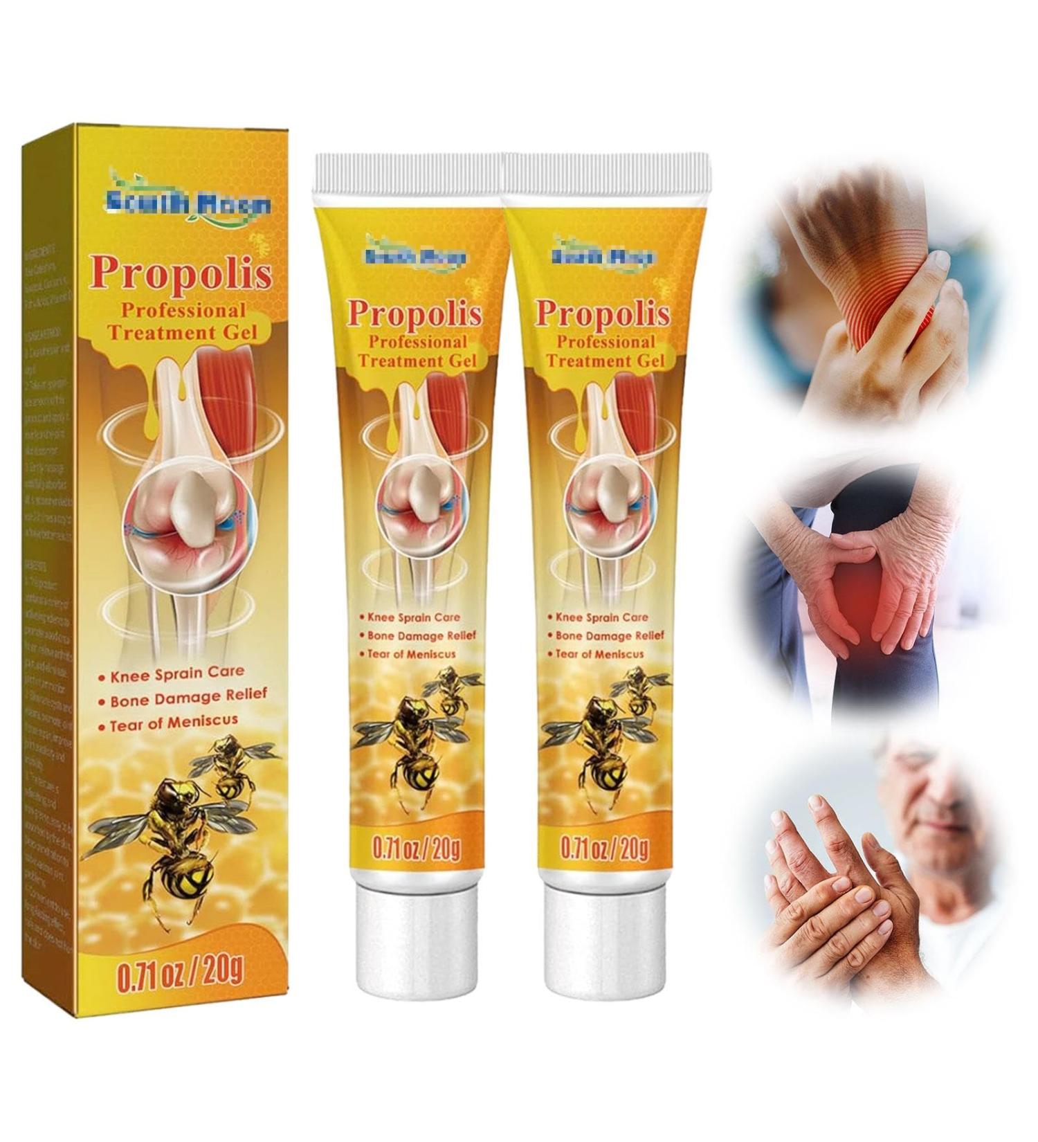 Propolis Ointment Bee Venom Cream - 2 Pieces Joint Treatment for Arthrosis & Bone Therapy (20g) | Soothing Bee Care - Buy Online on GoSupps.com