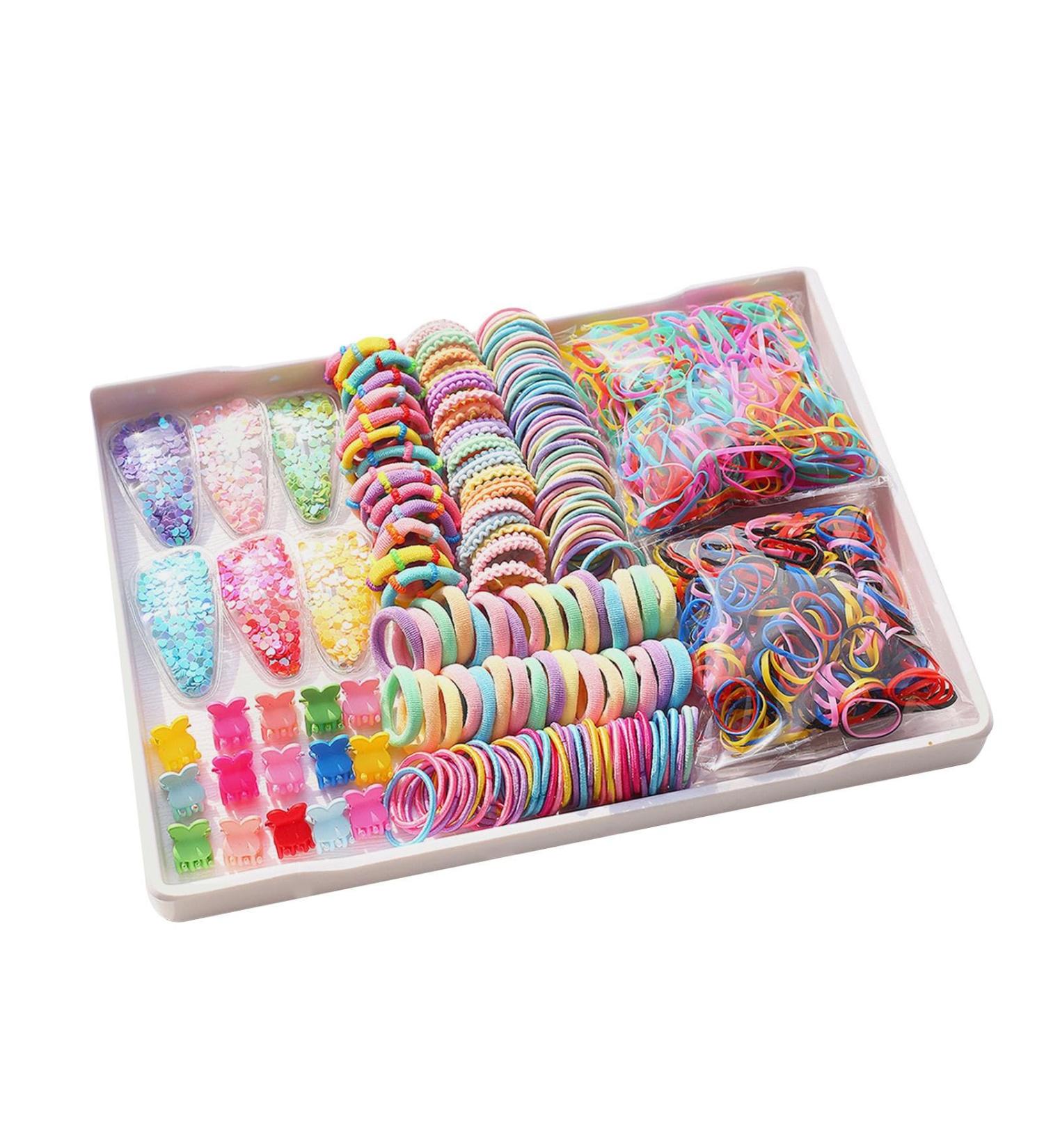 Generic Girls Hair Accessories Elastic Hair Bands Ponytail Holders Colorful Hair Clips Hair Ties Set For Girls Multicolor Elastic Scrunchies Hair Ties Hairband Sets For Girls Teens Birthday Gift - Buy Online on GoSupps.com