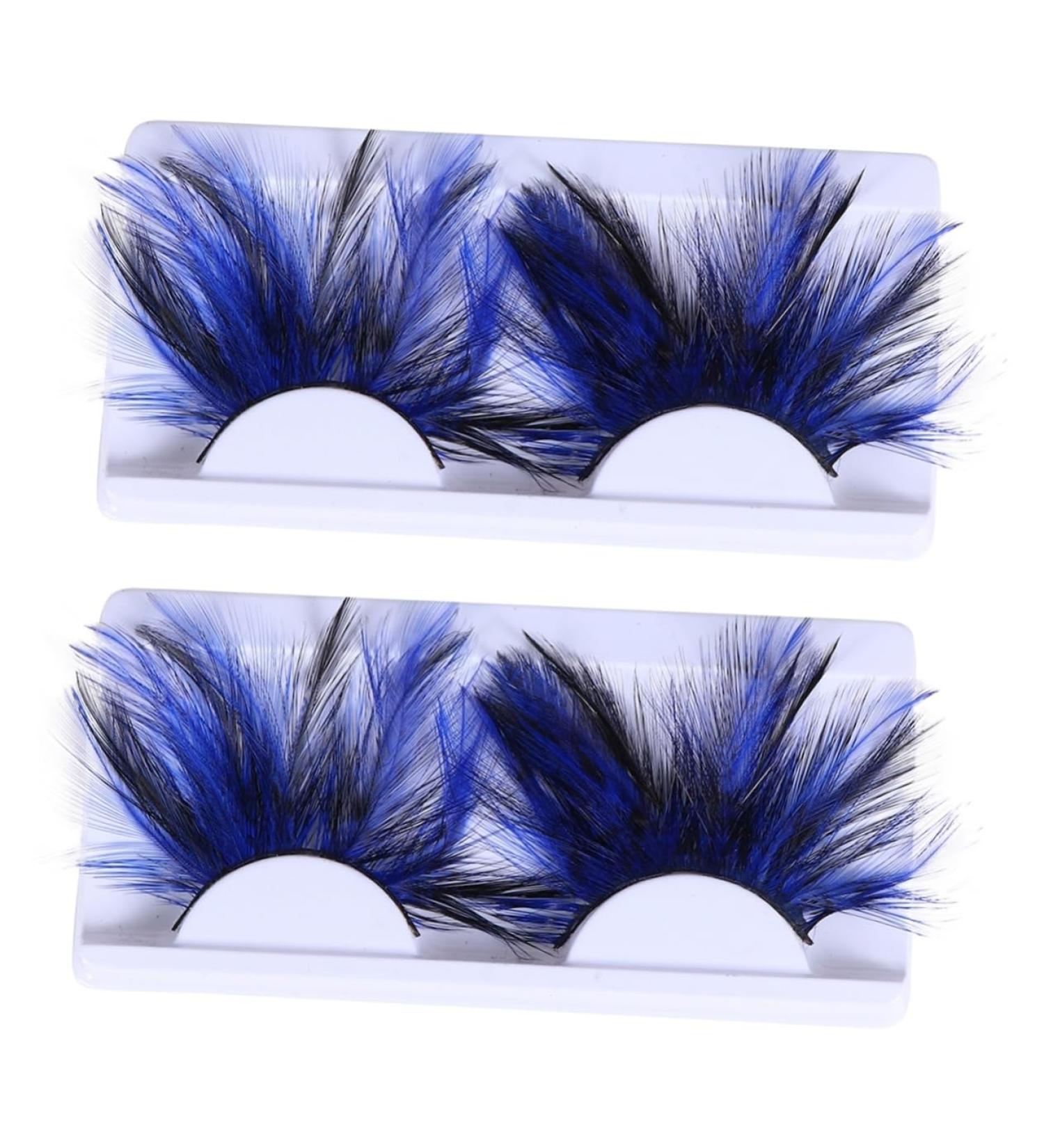 ABOOFAN 2 Pairs Stage Makeup Eyelash Halloween Costume Eyelashes False Eyelashes Party Eyelashes Makeup Accessories Women Eyelashes Fake Eyelashes for Women Modeling Clothing Miss - Buy Online on GoSupps.com