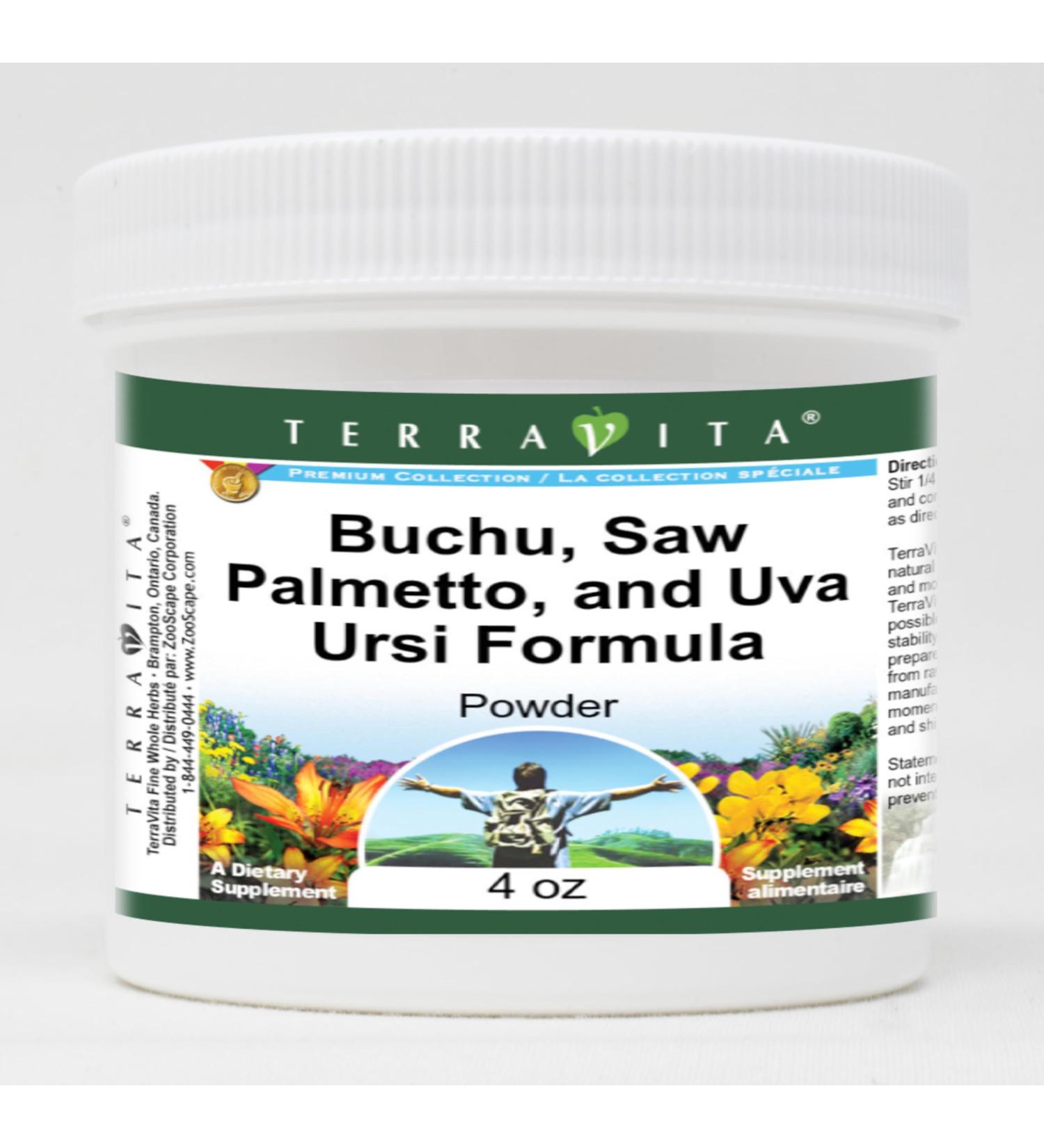 Buchu Saw Palmetto and Uva Ursi Formula Powder (4 oz ZIN: 512130) - 3 Pack - Buy Online on GoSupps.com
