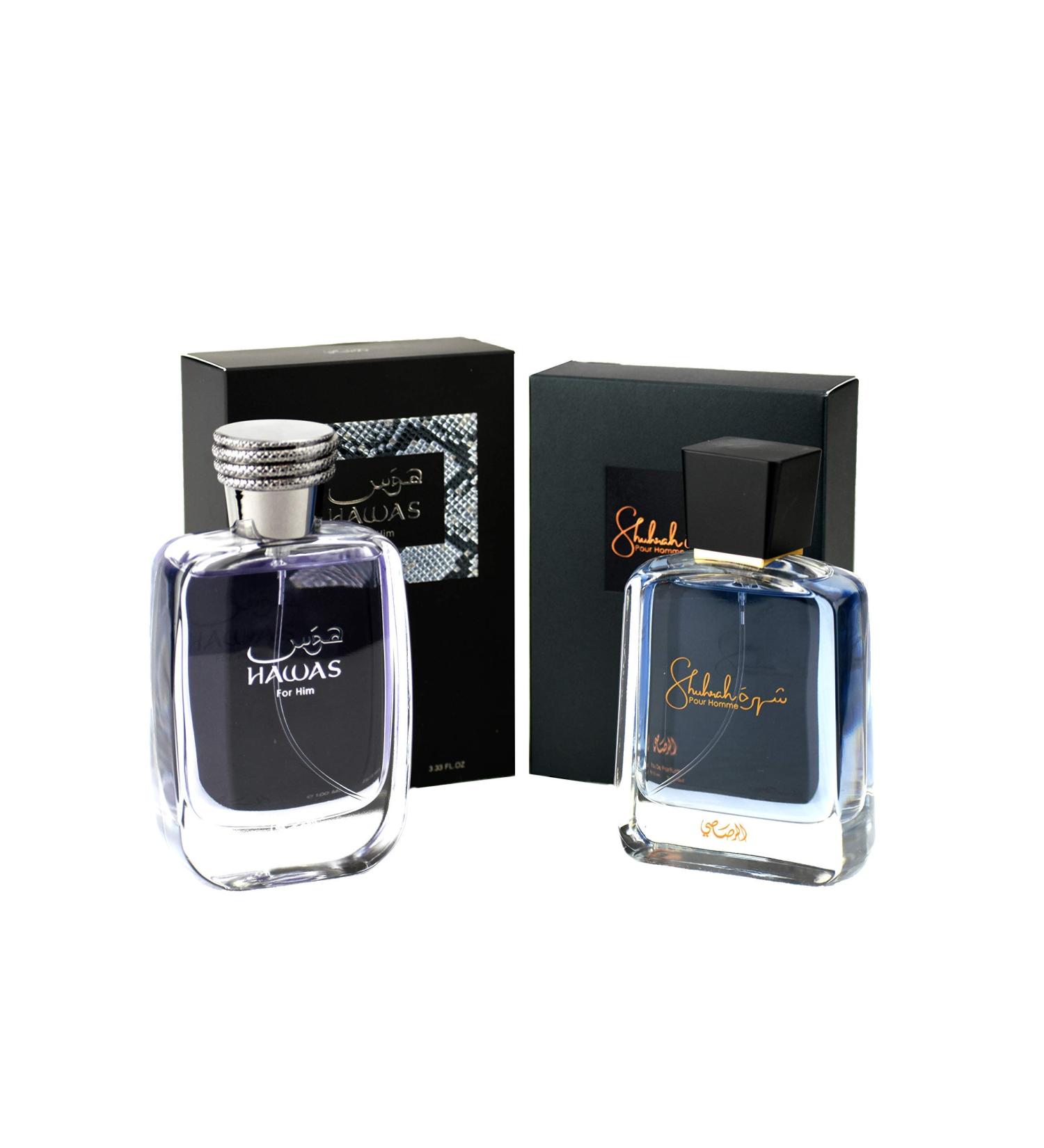 RASASI Hawas And Shuhrah for Men Bundle EDP - Eau De Parfum | Long-Lasting Pour Homme Spray |Signature Bottle - Buy Online on GoSupps.com