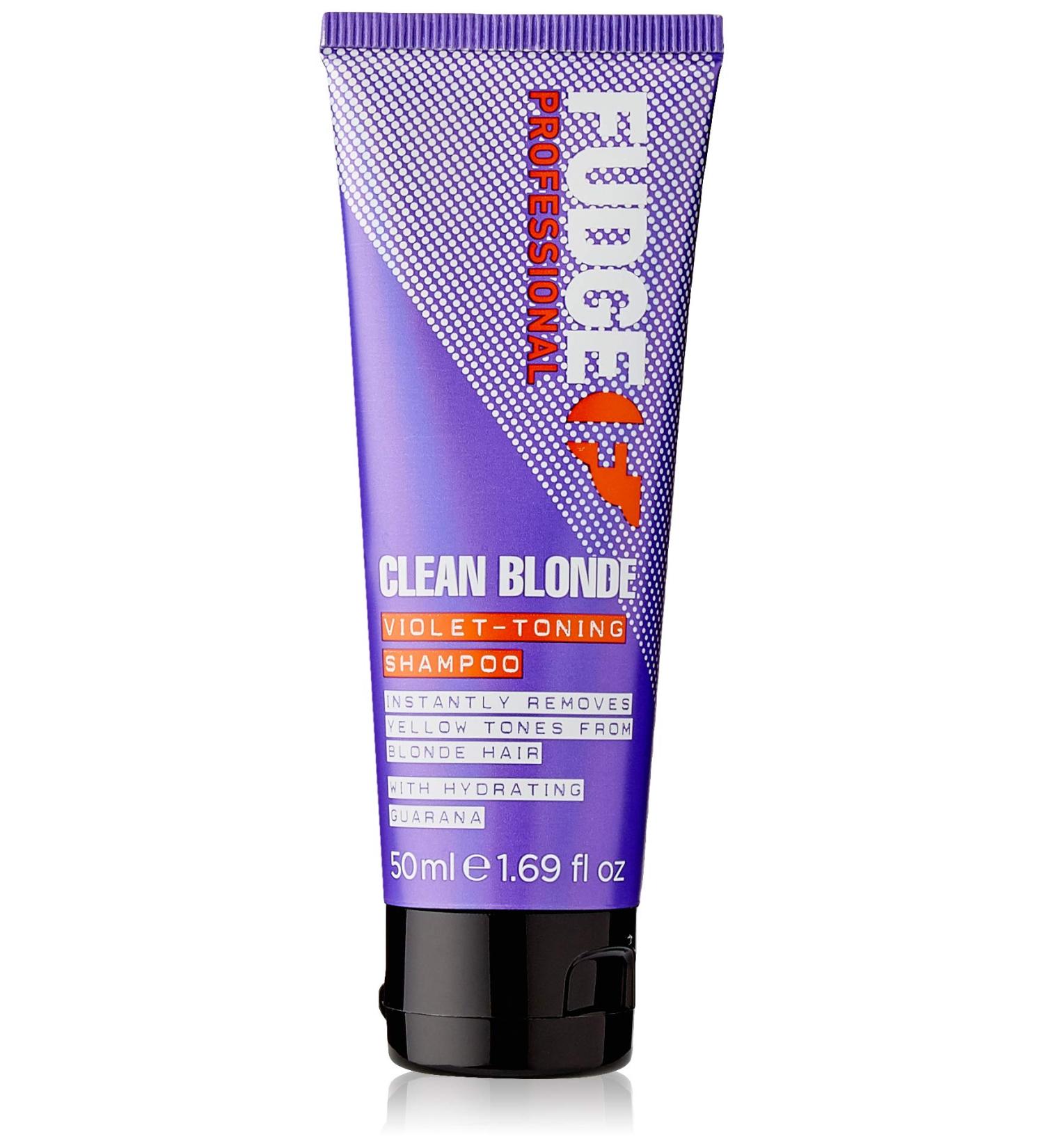 Fudge Professional Purple Toning Shampoo - Original Clean Blonde Shampoo 50ml - For Blonde Hair - Buy Online on GoSupps.com
