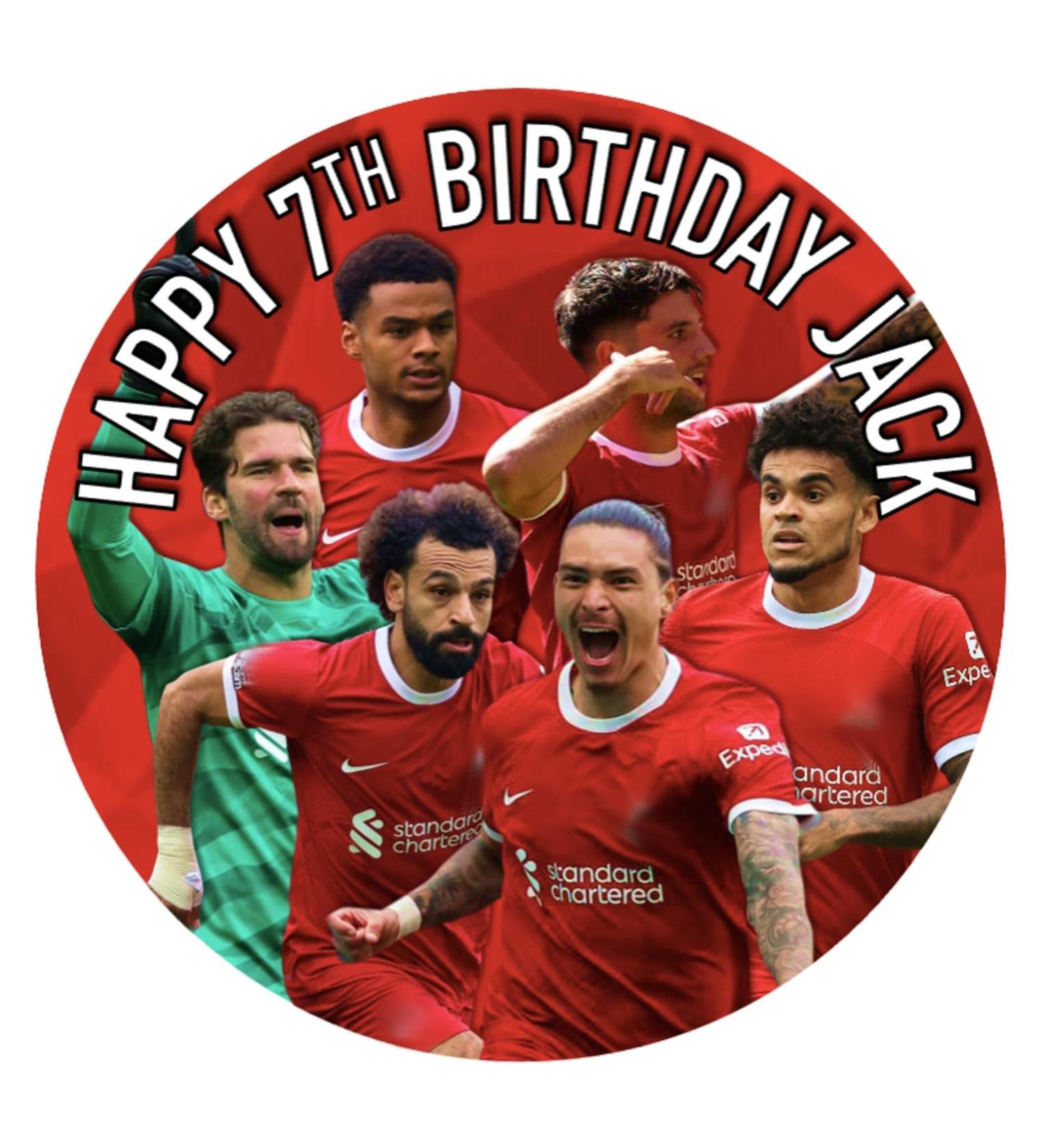 Liverpool Edible Cake topper 7.5 inch (Icing Sheet)