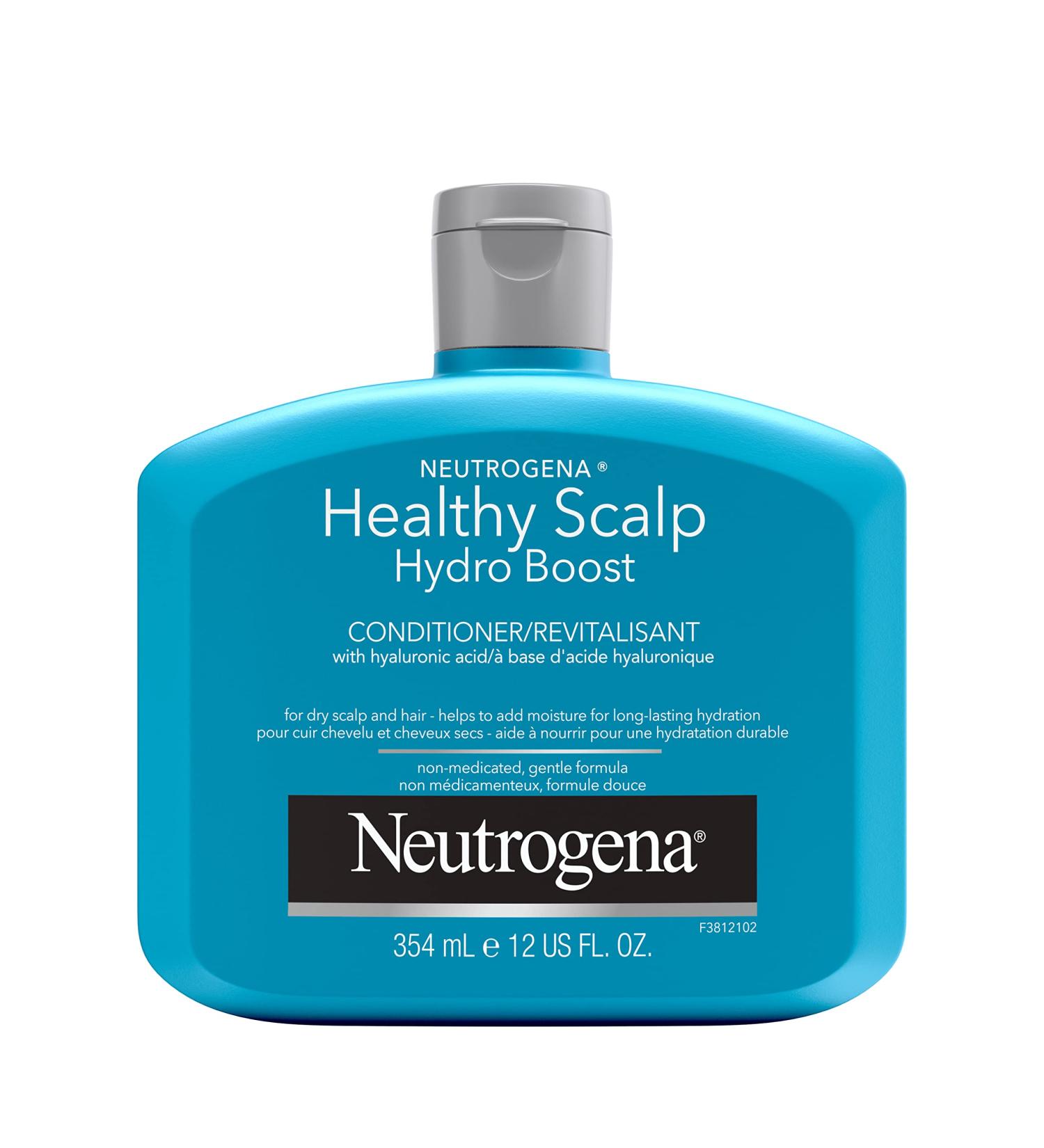 Neutrogena Moisturizing Healthy Scalp Hydro Boost Conditioner for Dry Hair and Scalp with Hydrating Hyaluronic Acid pH-Balanced Paraben & Phthalate-Free Color-Safe 354 ml Conditioner Blue - Buy Online on GoSupps.com