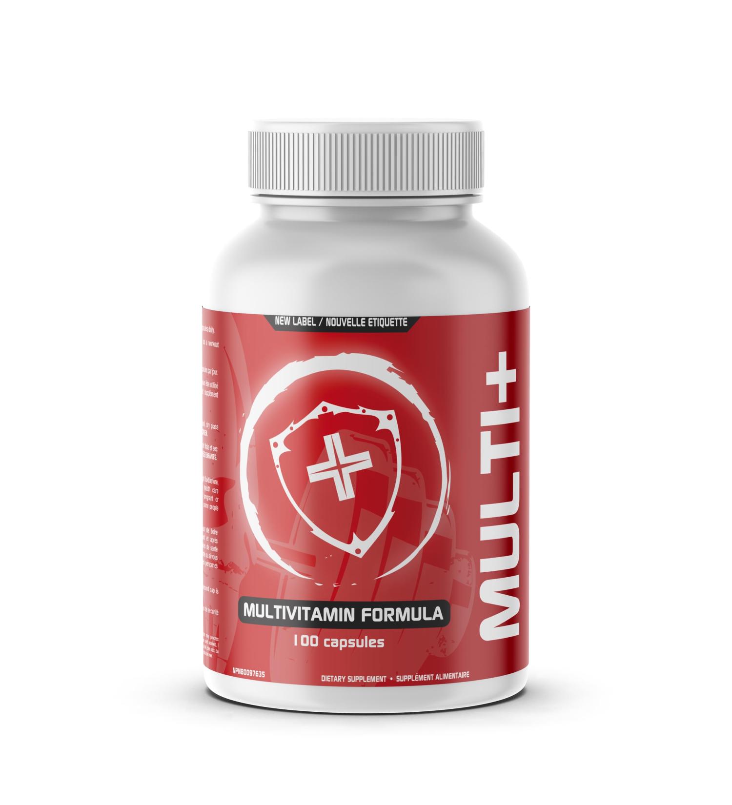 Predator Labs Multi + 100 capsule - Complete unisex formula Multi+ is the ultimate vitamin complex for iron health. It includes vitamins minerals trace elements plants and more. It fills in your gaps to allow better energy and metabolic processes. It help - Buy Online on GoSupps.com