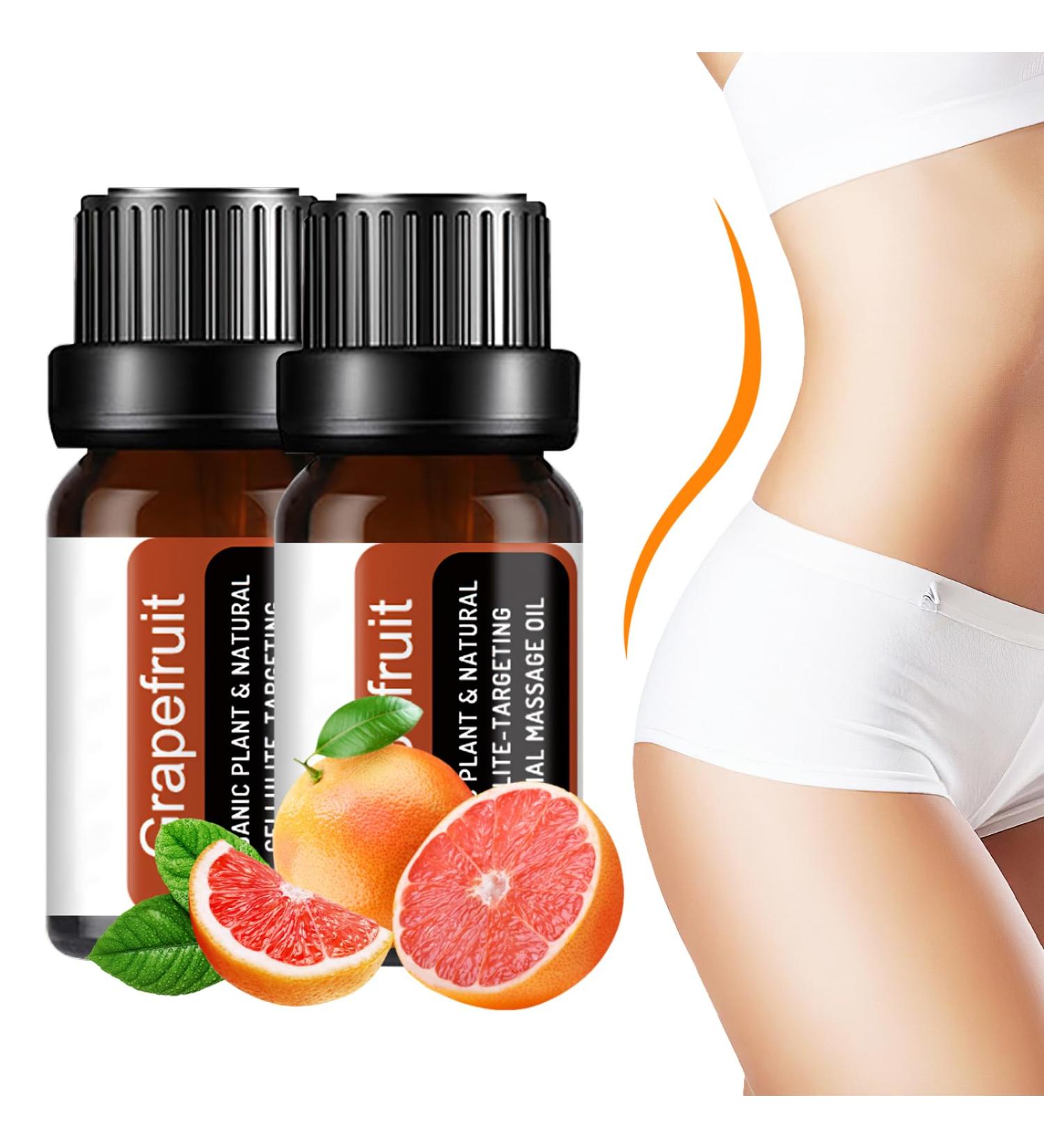 Skinetic Grapefruit Essential Oil - Boost Skin & Banish Cellulite | 2pcs for Waist Legs Arm Back Belly & Hips - Buy Online on GoSupps.com