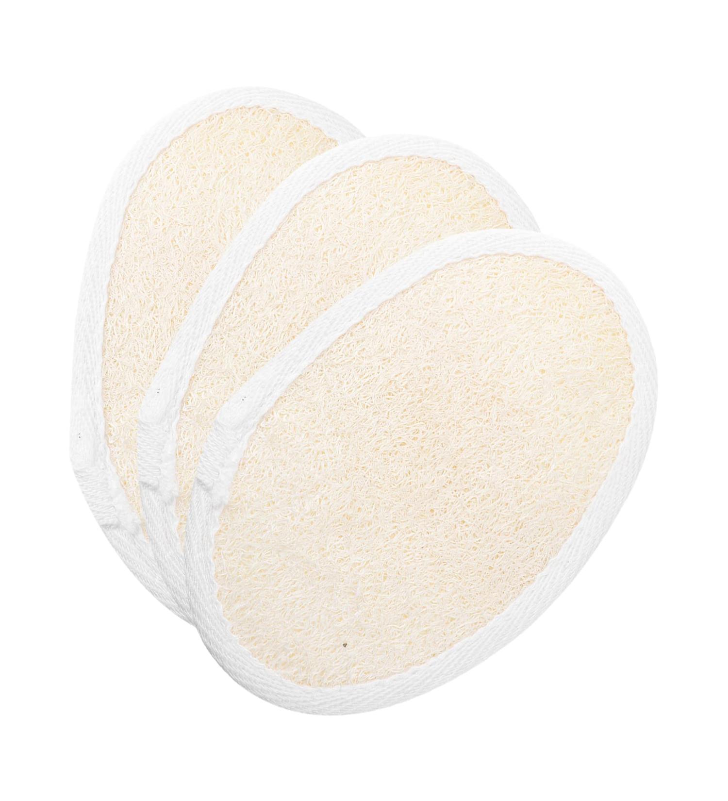 Hemoton 3pcs Natural Loofah Body Towels Set - Bath Scrubber, Shower Sponge, and Bath Wipe for Exfoliation and Relaxation - Buy Online on GoSupps.com