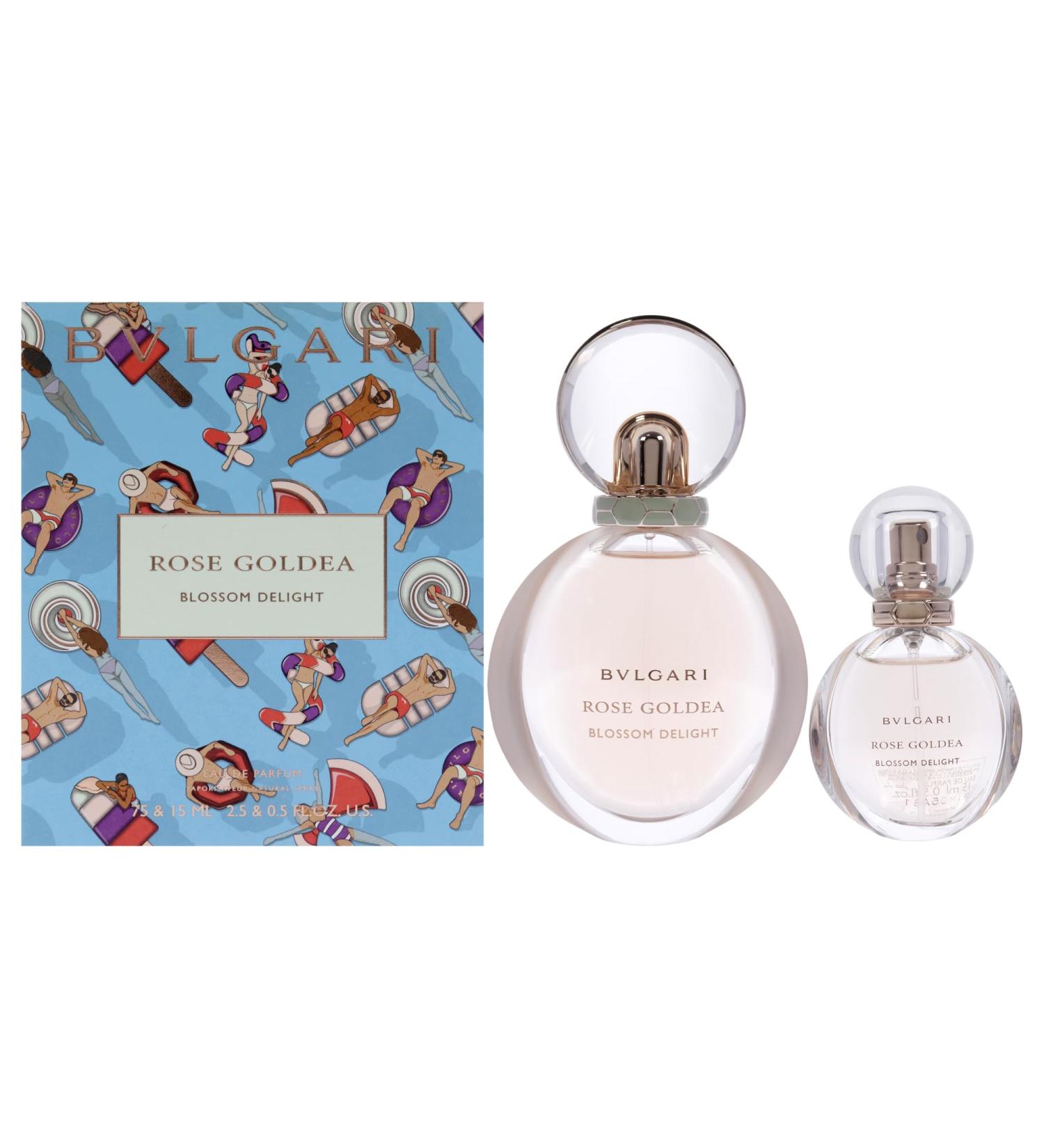 Bvlgari Rose Goldea Blossom Delight for Women - 2 Pc Gift Set 2.5oz EDP Spray 0.5oz EDP Spray 1.5 Ounce (Pack of 2) - Buy Online on GoSupps.com