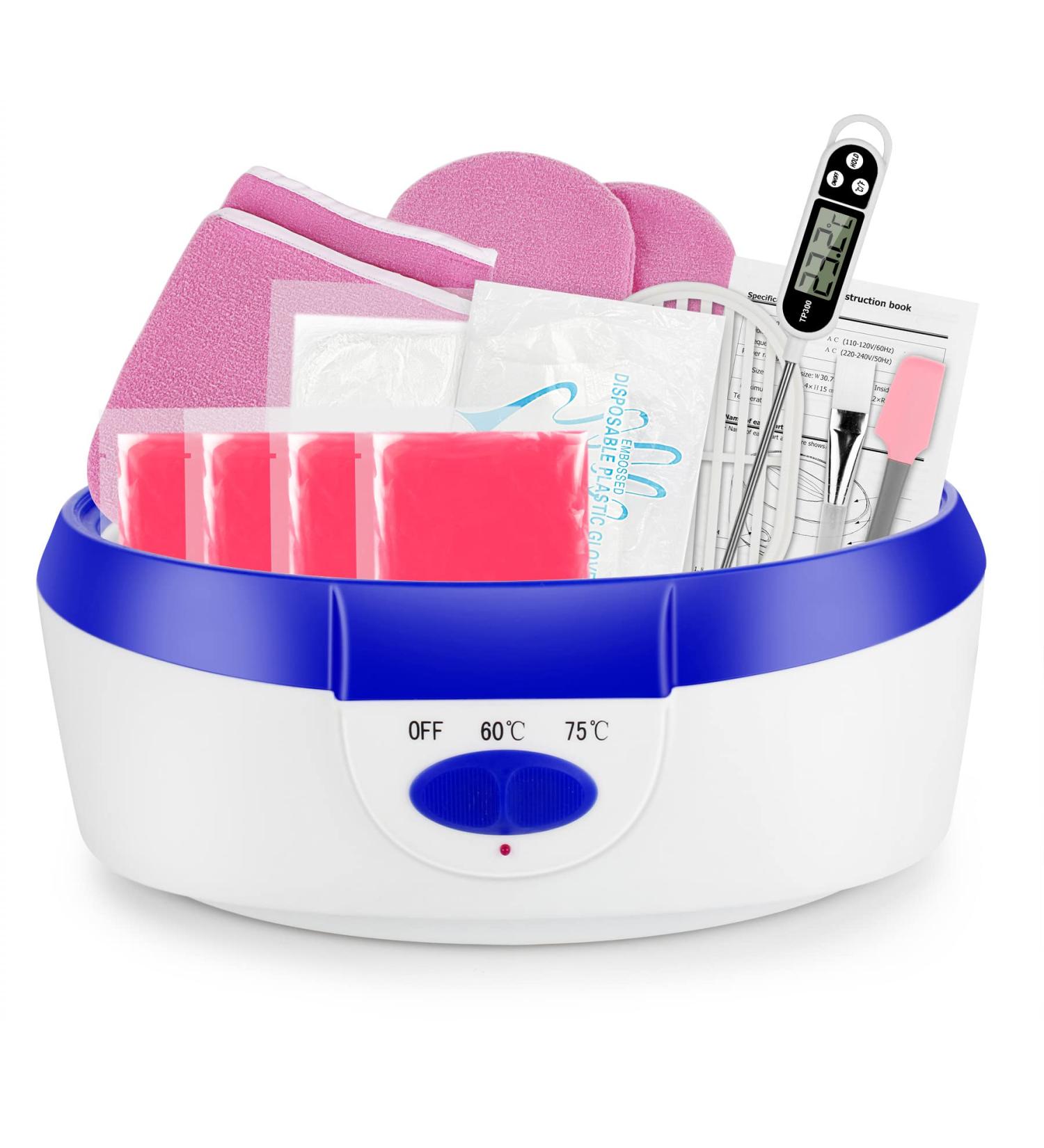 Forever Speed Paraffin Wax Bath for Hands & Feet - 265W Electric Paraffin Baths with Wax Set - Blue | International Shipping Available - Buy Online on GoSupps.com
