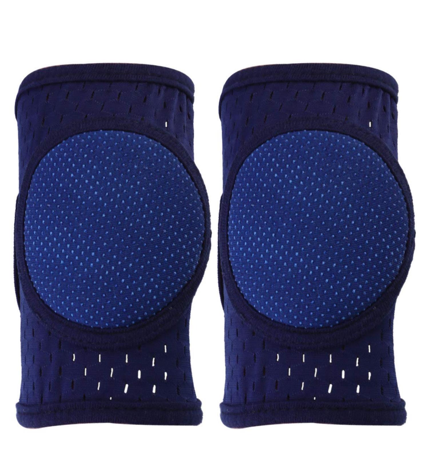 Buy Toddler Pads Baby Elbow Protectors Non-Slip Crawling Sleeves for Babies | Comfortable Navy Blue 1 Pair - Buy Online on GoSupps.com
