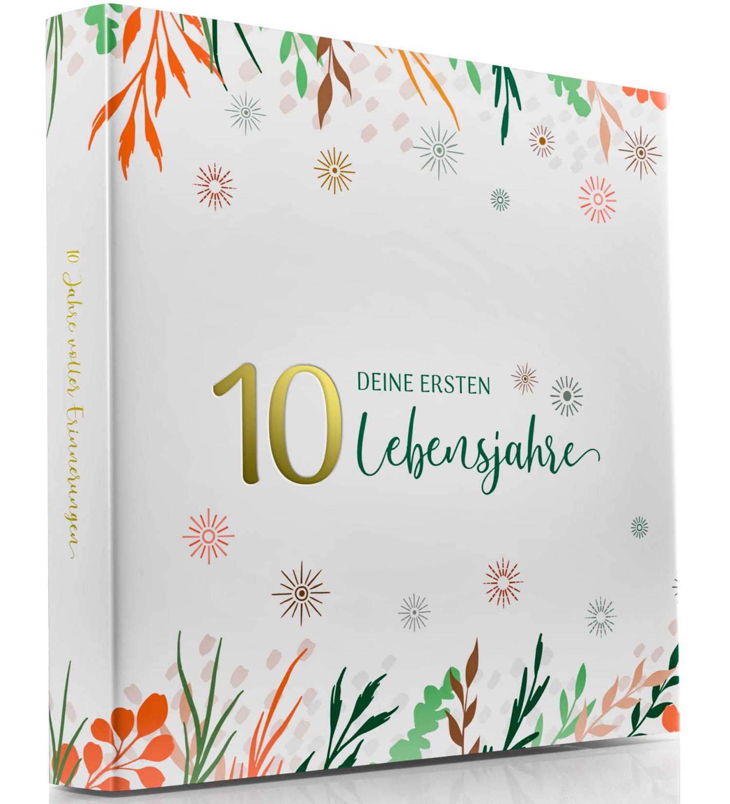 Personalized Memory Album - Your First 10 Years | Hardcover Baby Book | Unique Baby Gifts for Boys & Girls - Buy Online on GoSupps.com