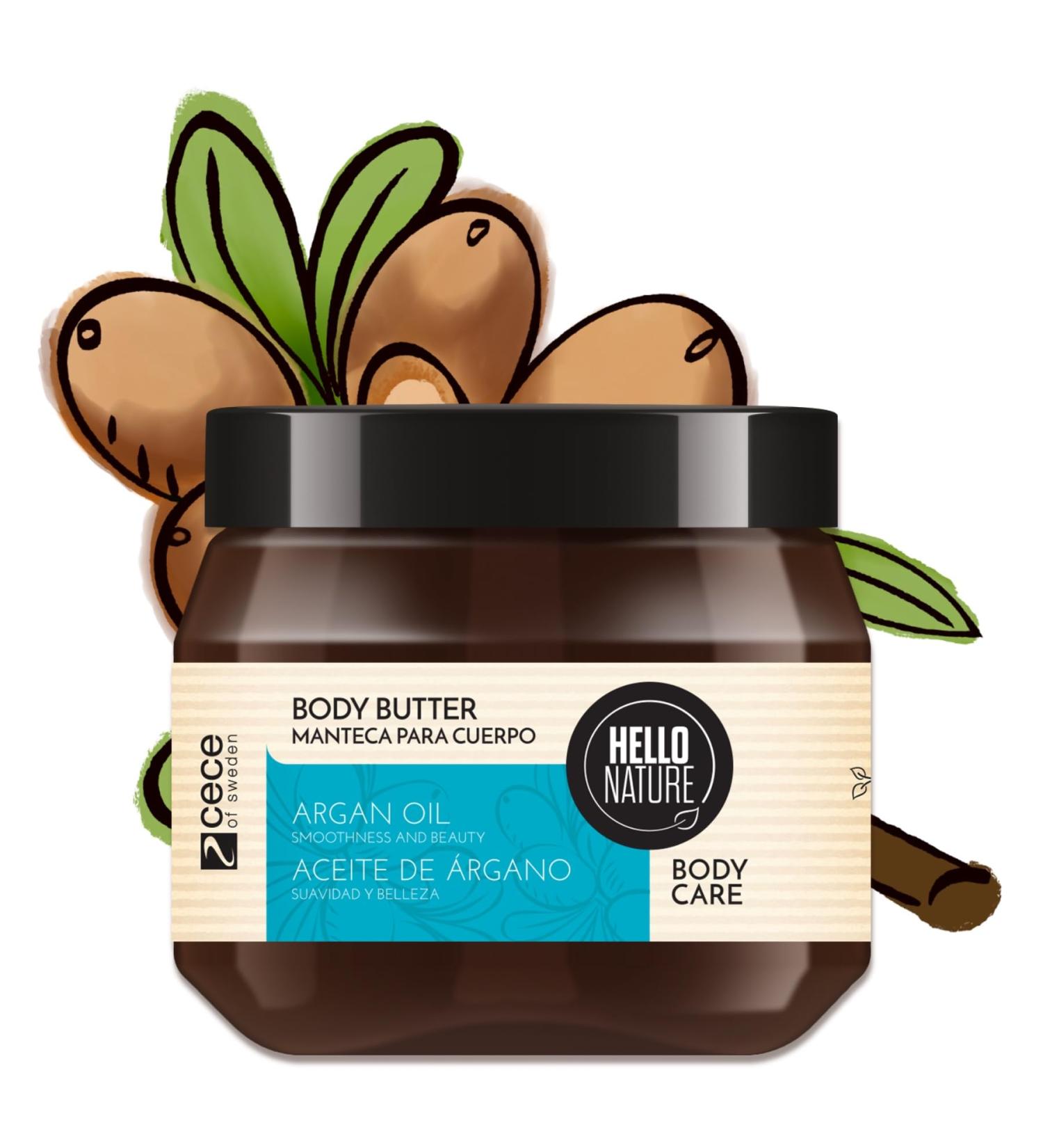  P-Beauty Cosmetic Accessories P-Beauty Natural Cosmetic Body Butter with Organic Argan Oil Body butter for very dry skin with shea butter macadamia oil and coconut oil Vegan care cream without - Buy Online on GoSupps.com