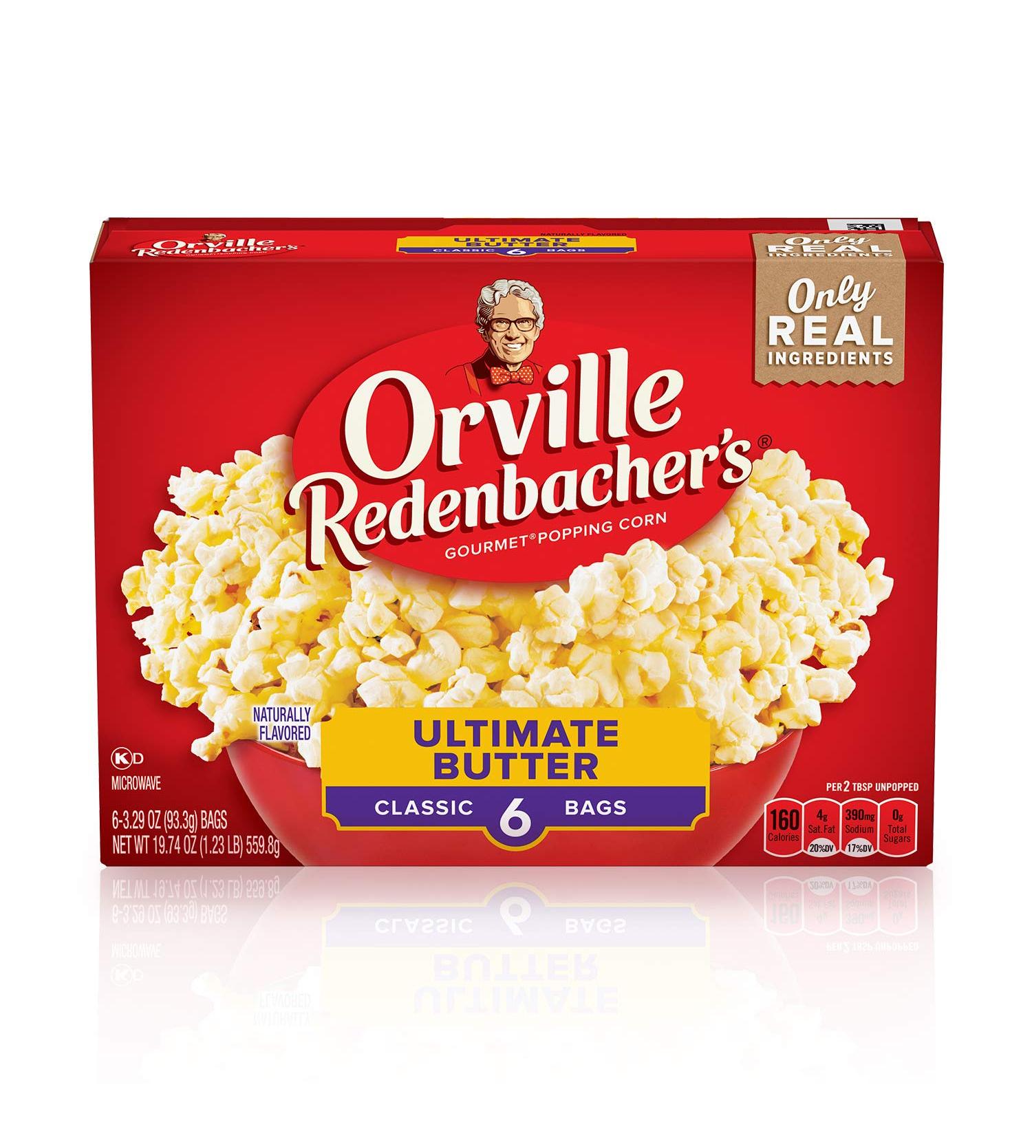 Orville Redenbacher's Naturals Simply Salted Microwave Popcorn - 6 Pack | Healthy Snack - Buy Online on GoSupps.com