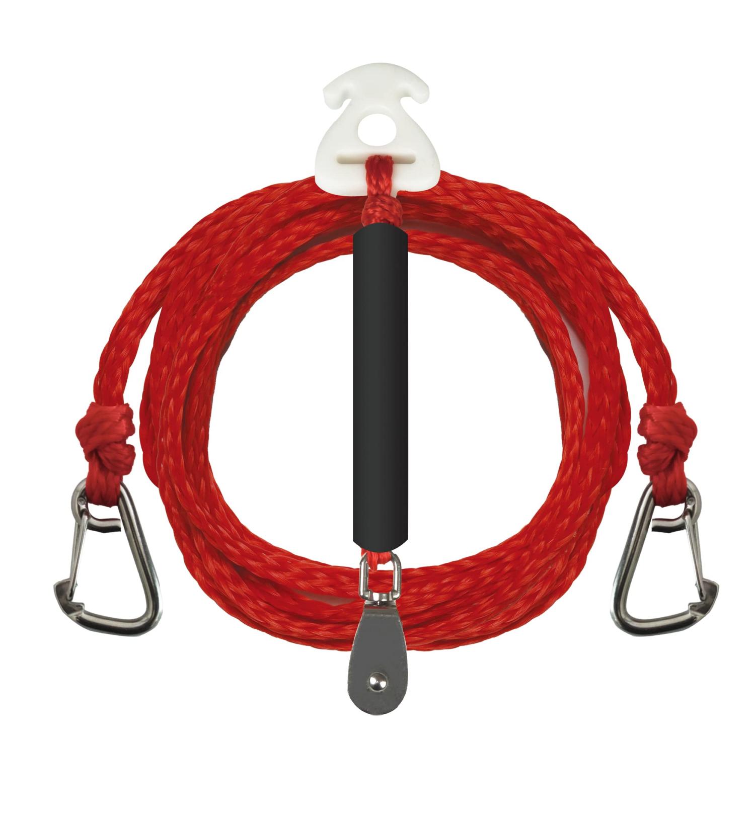 Cyberoctopus Boat Tow Harness with Stainless Steel Hook and Pulley - 12ft | For 1-3 Riders - Buy Online on GoSupps.com
